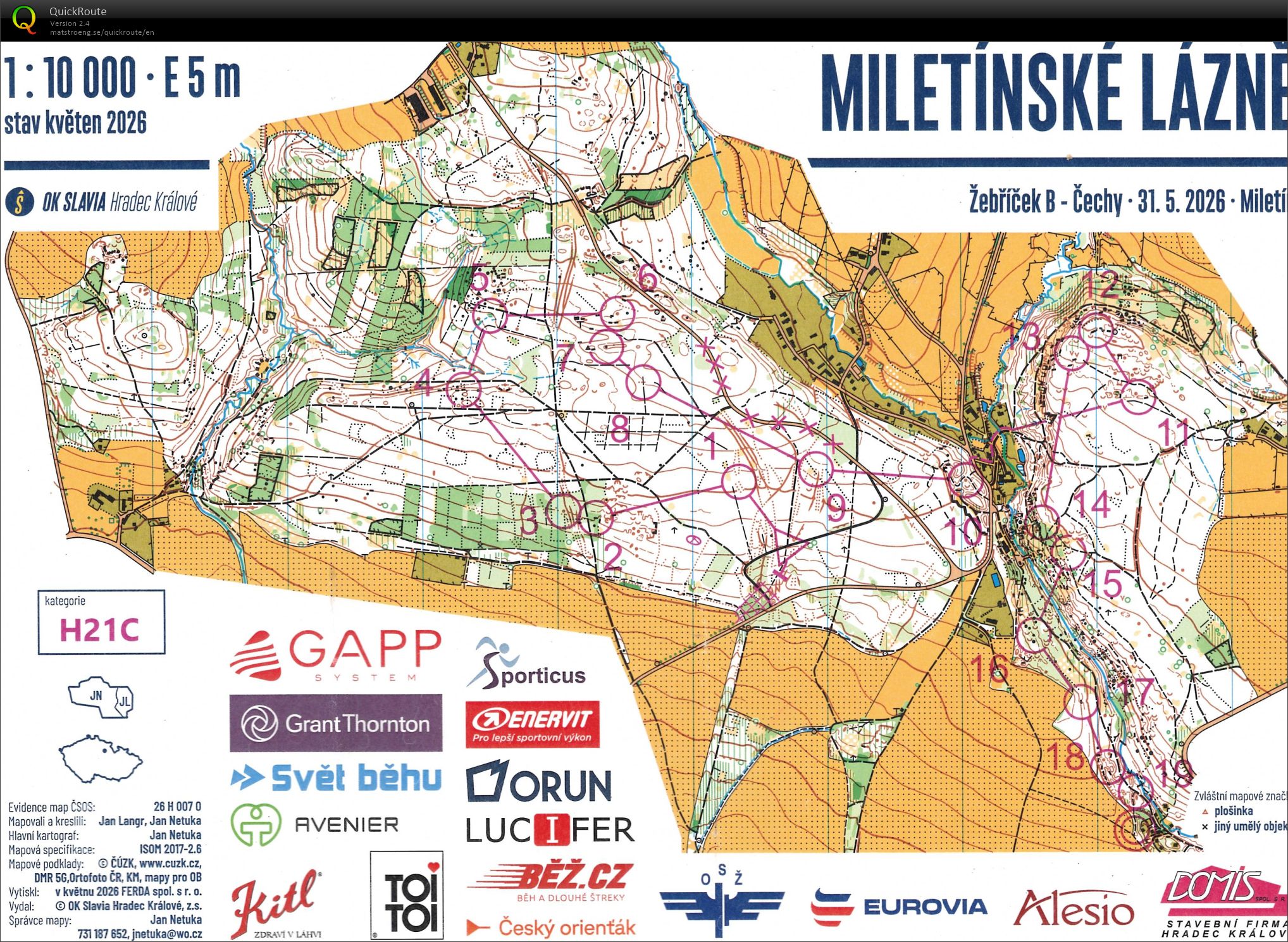 2. ŽB Čechy - Miletín - H21C (31.05.2026)