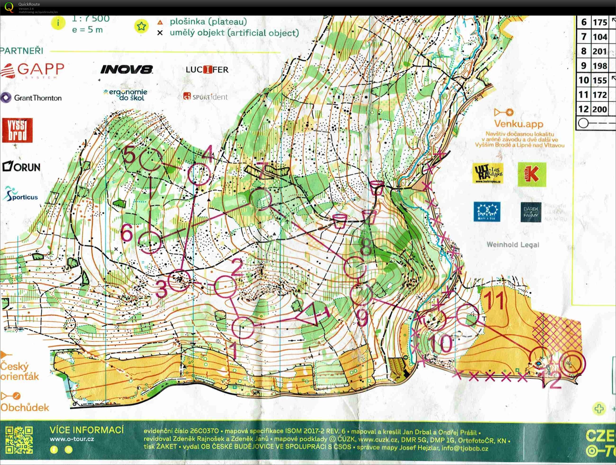 GAPP Czech O-Tour 2026 - Vyšší Brod - E4 (09.08.2026)
