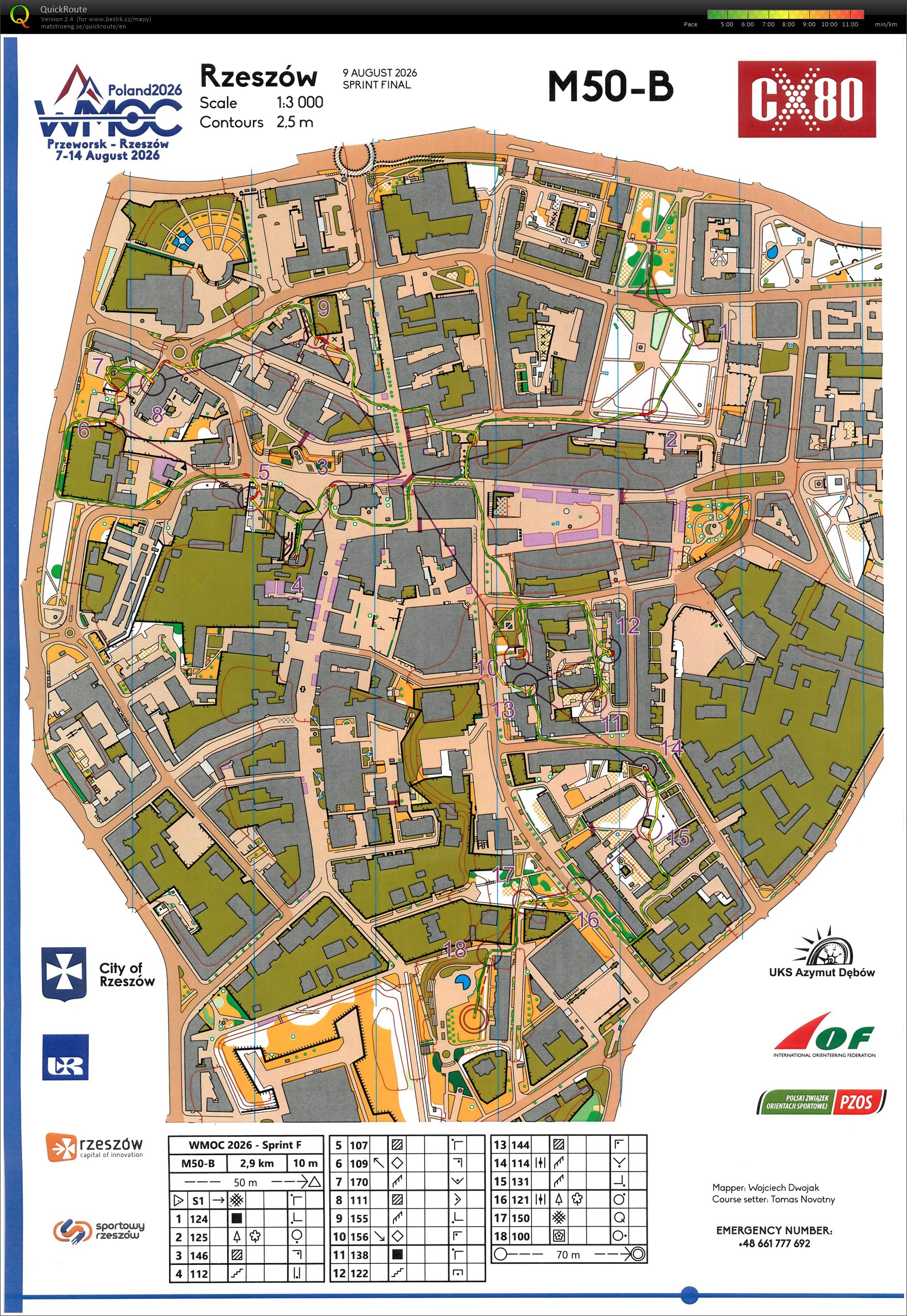 WMOC 2026 - Sprint finále (09.08.2026)