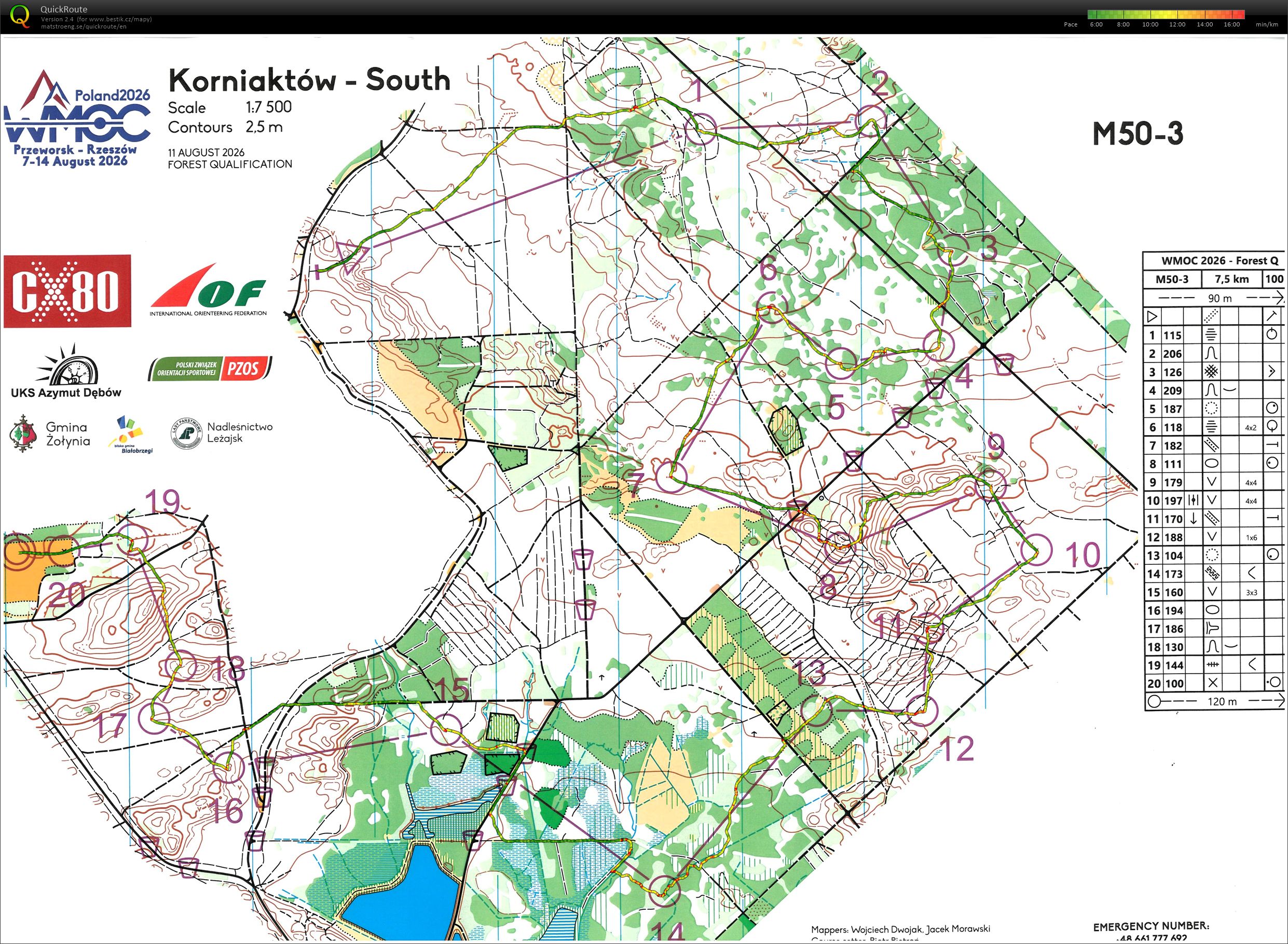 WMOC 2026 - lesní kvalifikace (11.08.2026)