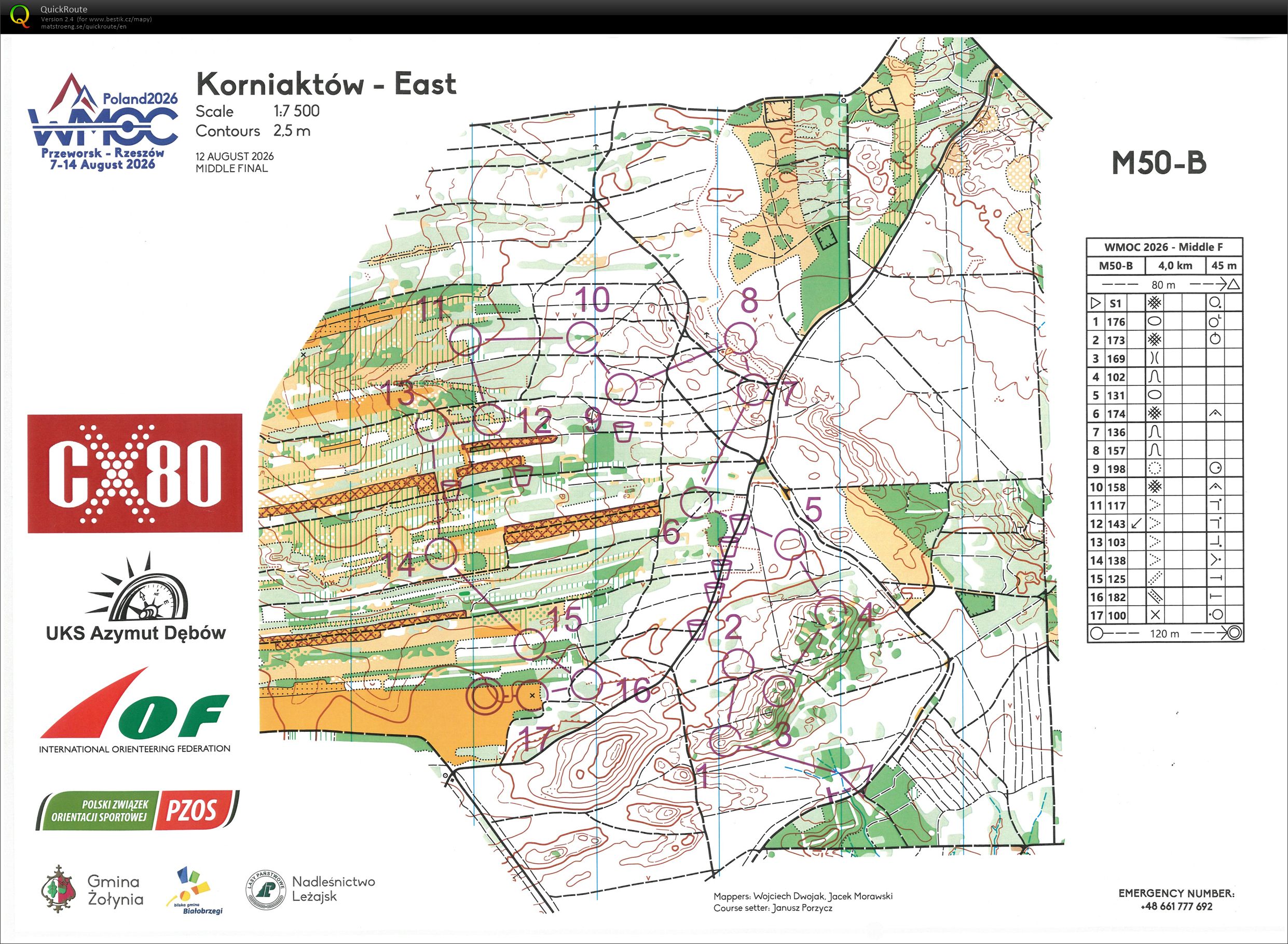 WMOC 2026 - Střední finále (12.08.2026)