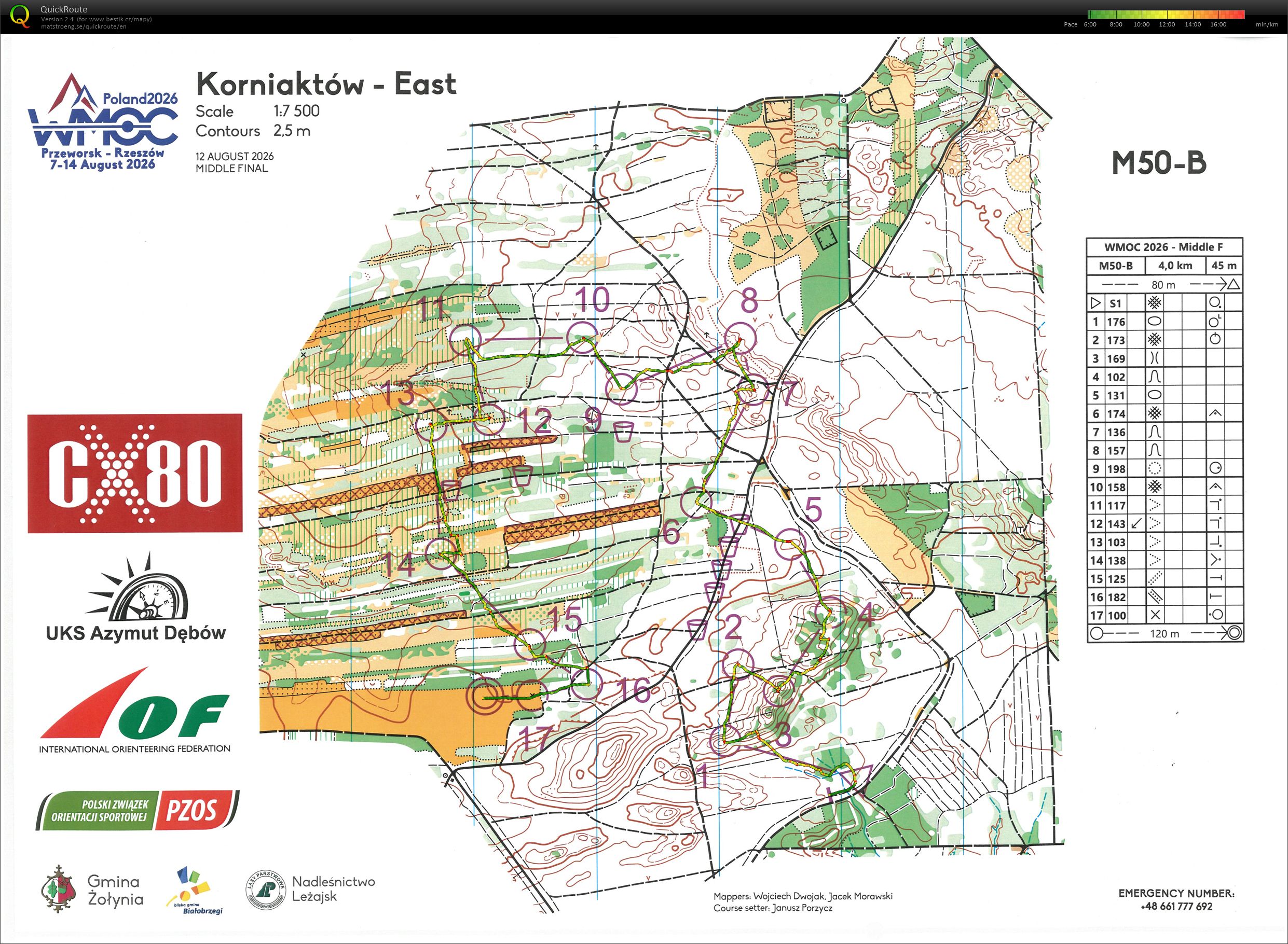 WMOC 2026 - Střední finále (12.08.2026)