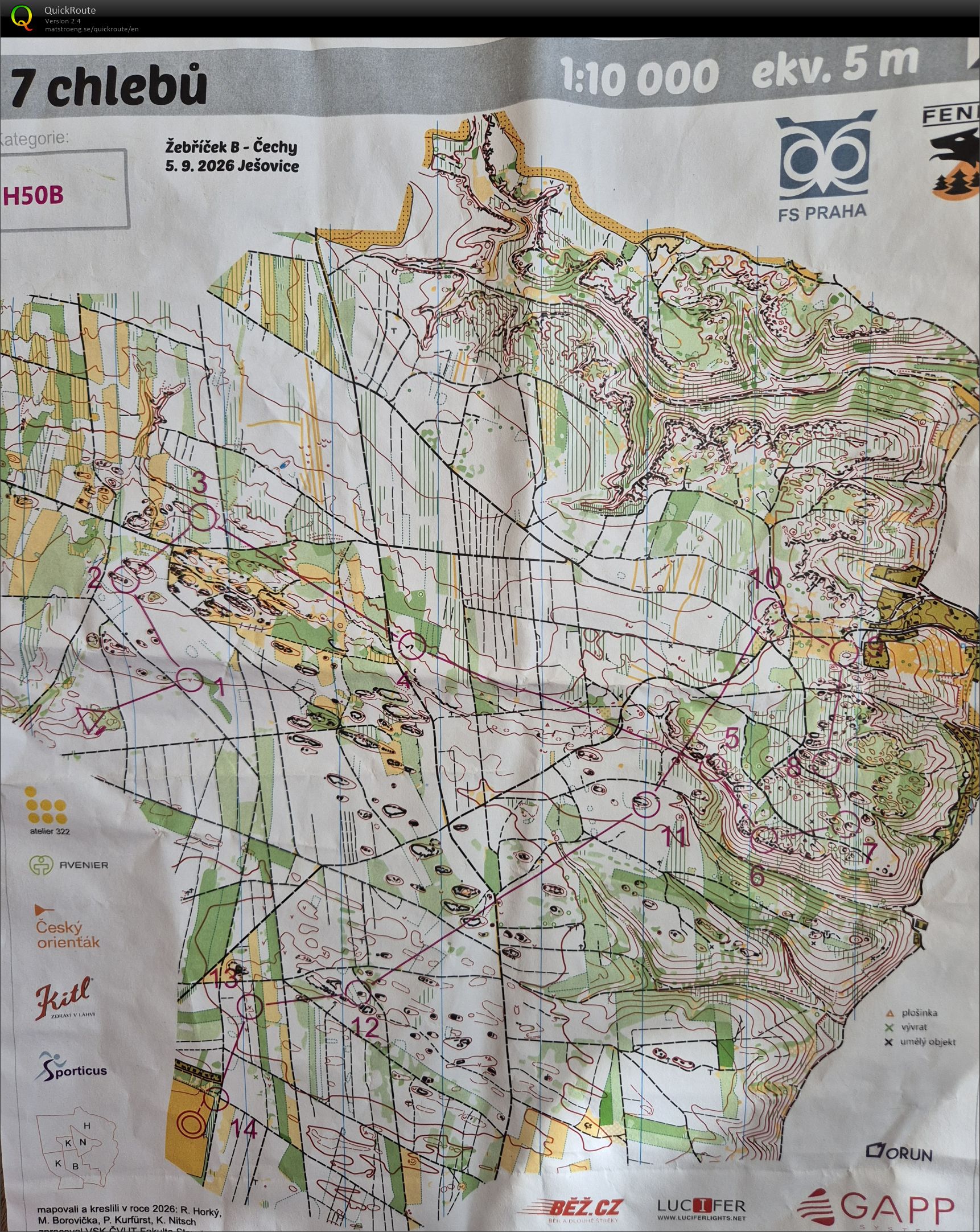 ŽB Čechy - Ješovice - H50 - long (05.09.2026)