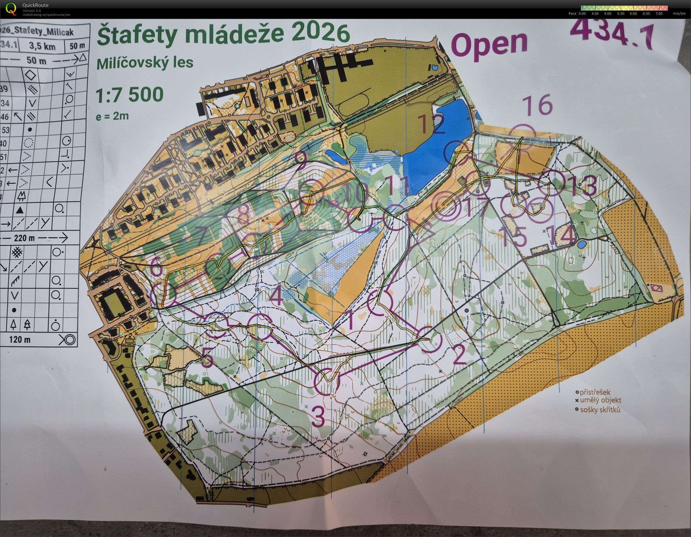 OB štafety mládeže - OPEN - 1. úsek (16.09.2026)