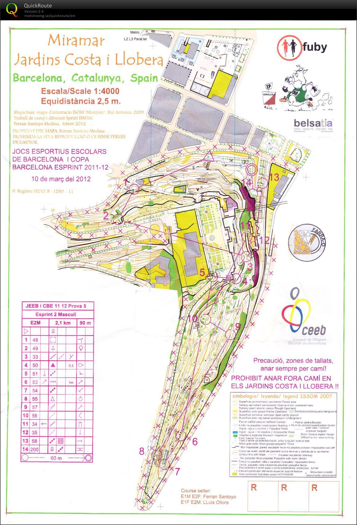 VT Španělsko - závod sprint E2 (10.03.2012)