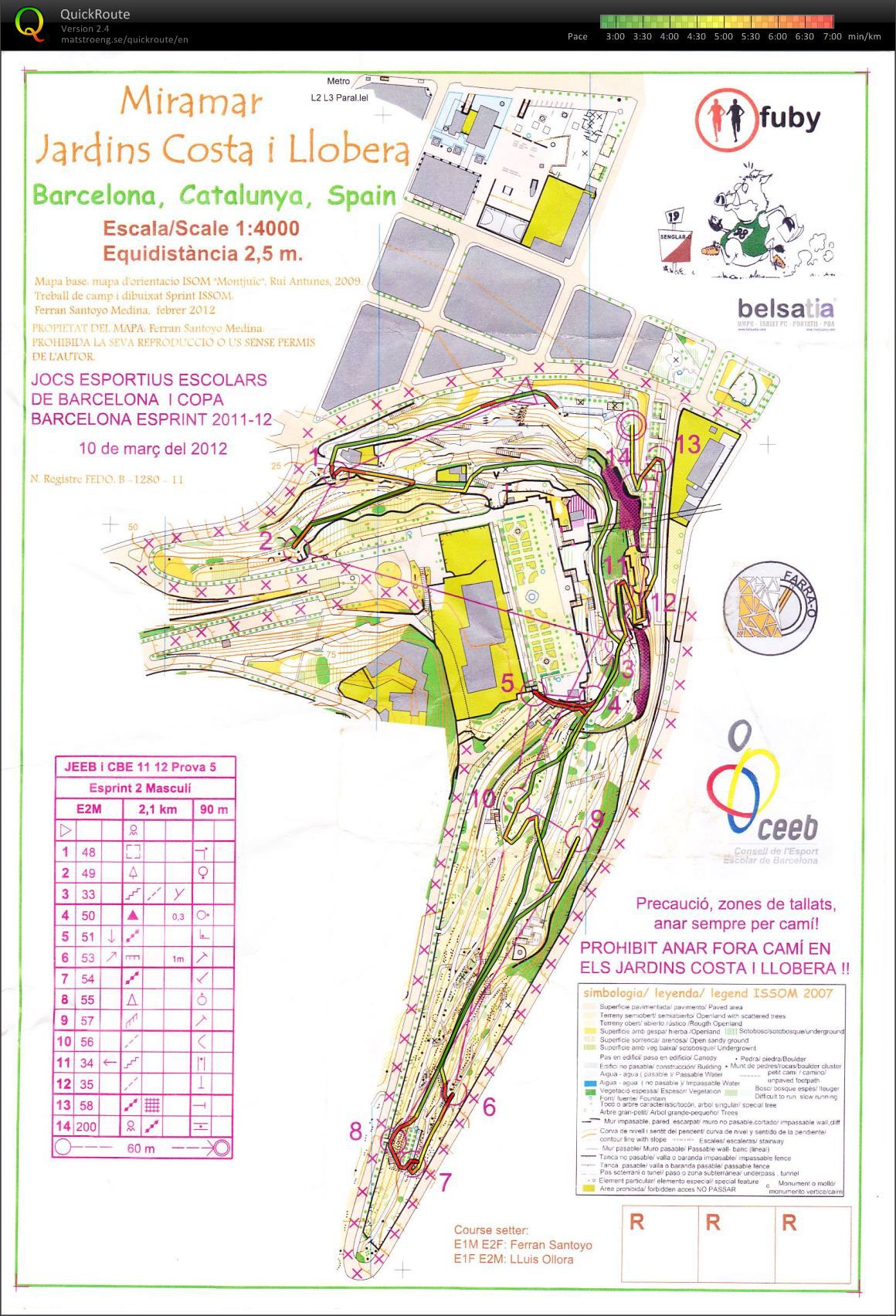 VT Španělsko - závod sprint E2 (10.03.2012)