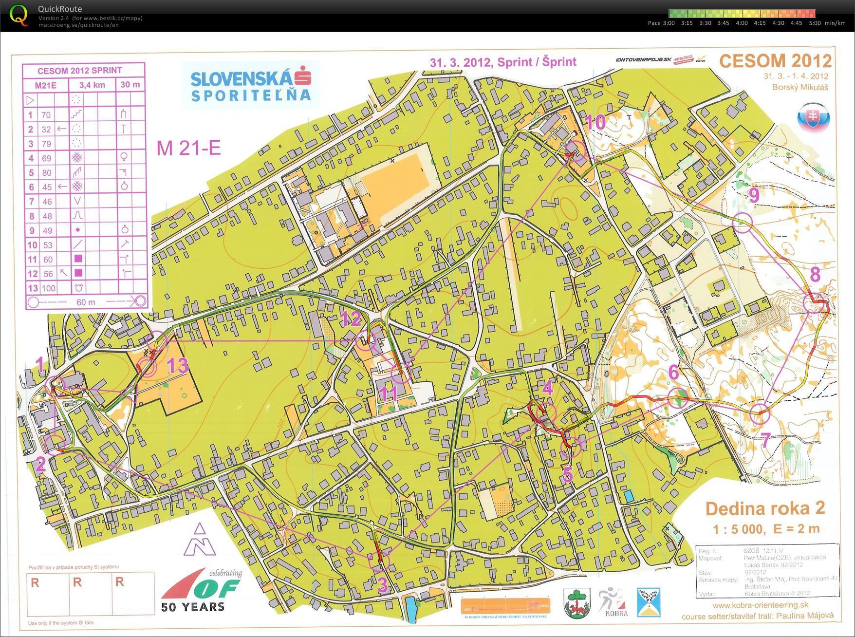 CESOM E2: Sprint (31.03.2012)