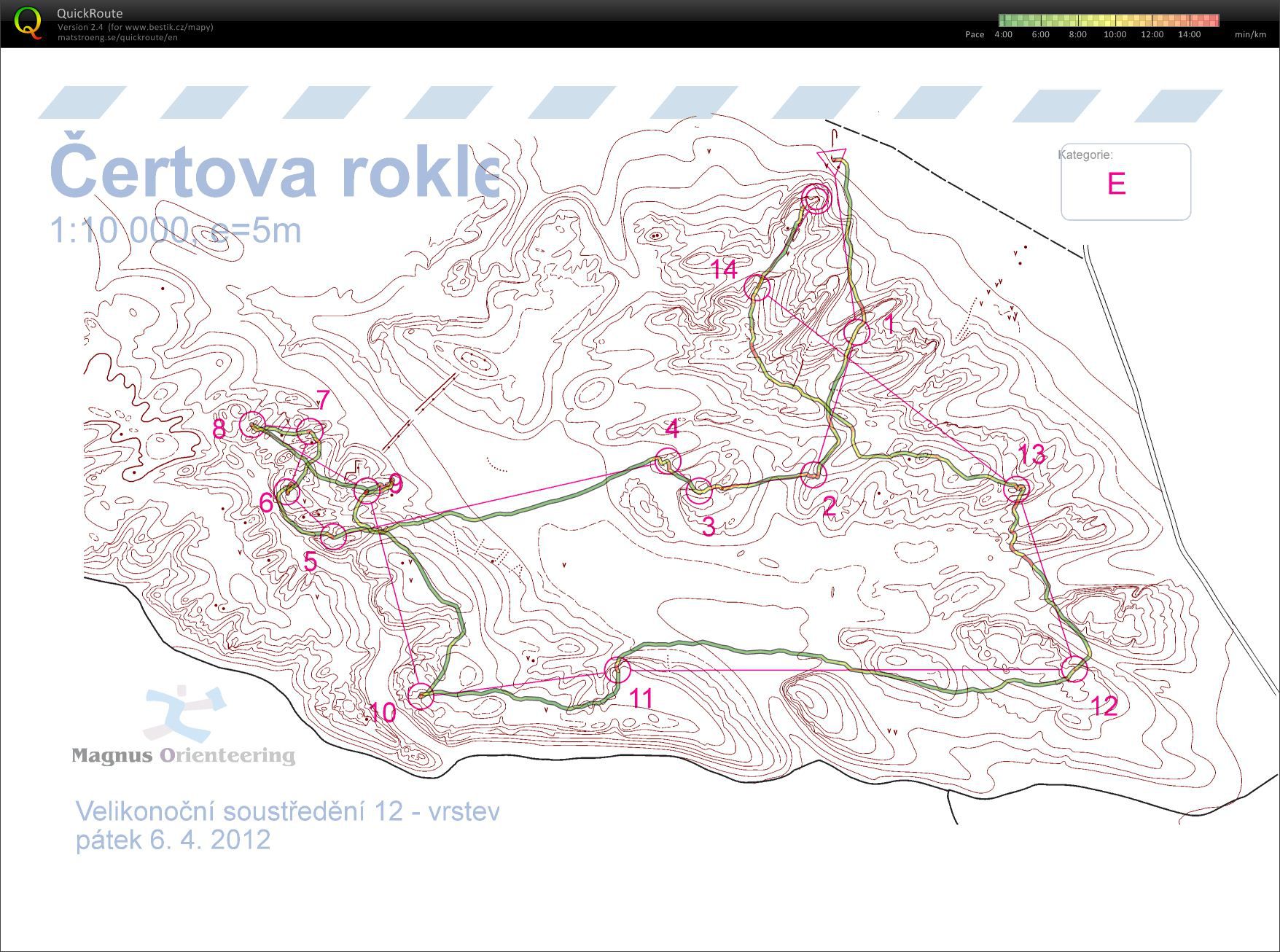 VT Doksy - vrstevnicovka (06.04.2012)