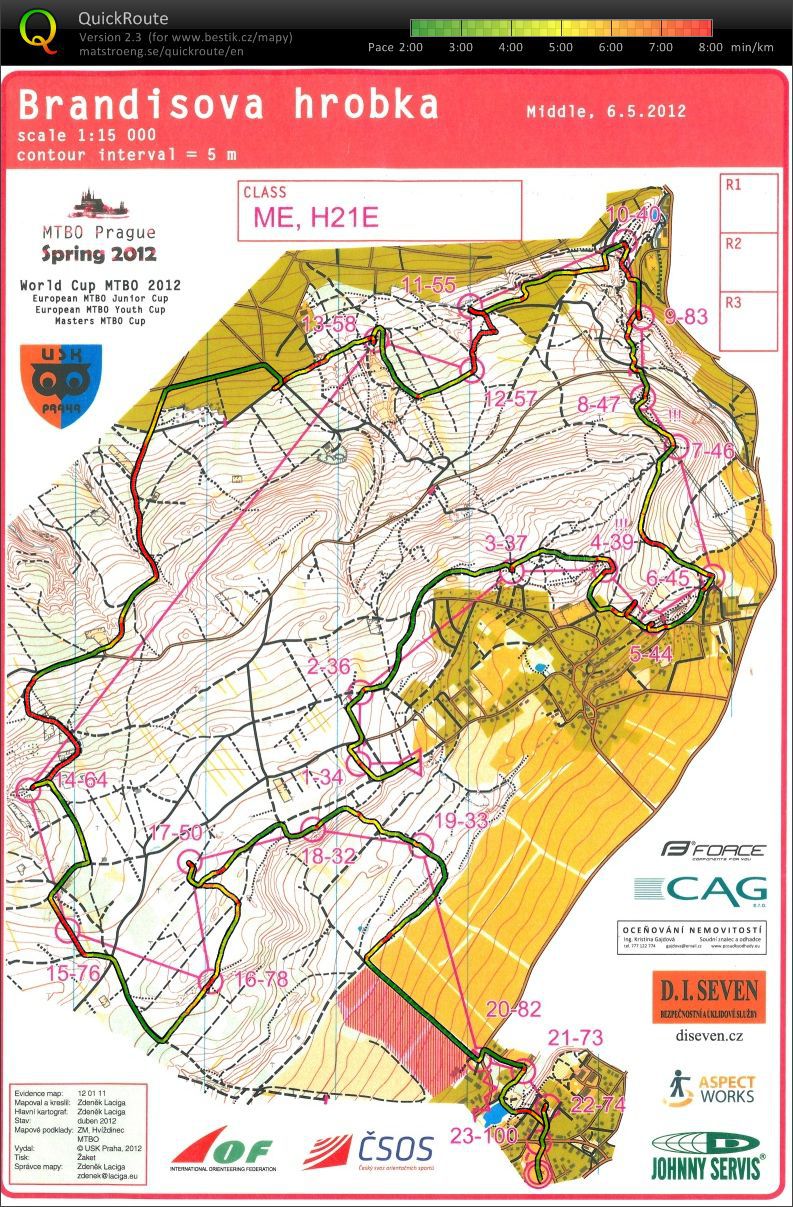 4. kolo ČP MTBO (06.05.2012)