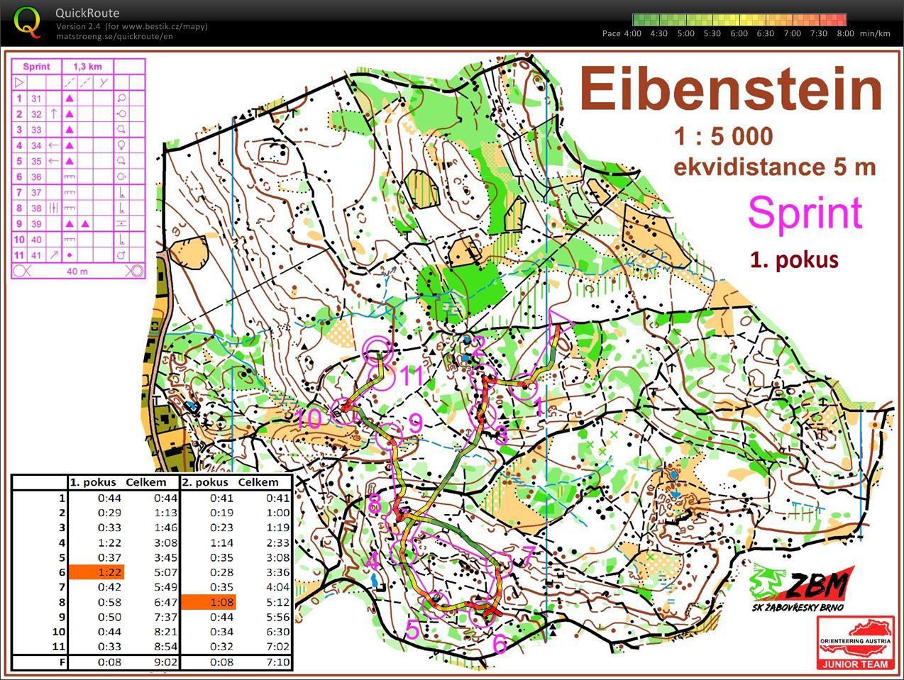 VT Gmünd: Sprint - 1. pokus (29.04.2012)