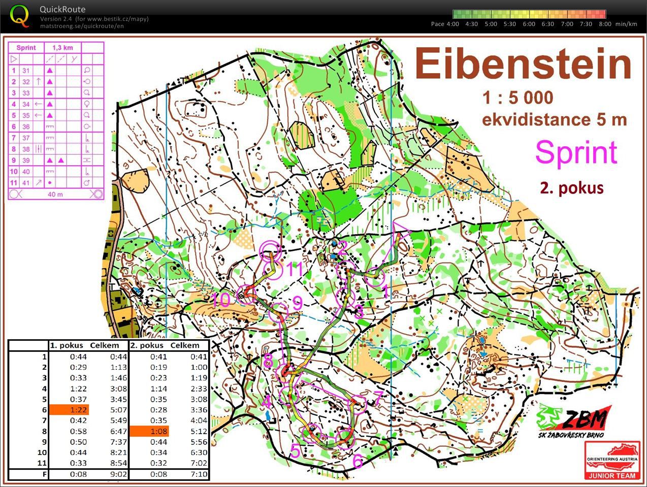 VT Gmünd: Sprint - 2. pokus (29.04.2012)