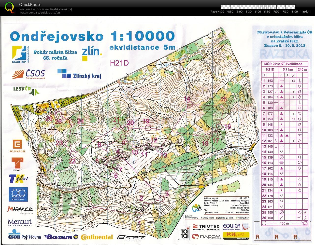 MČR middle - semifinále (09.06.2012)