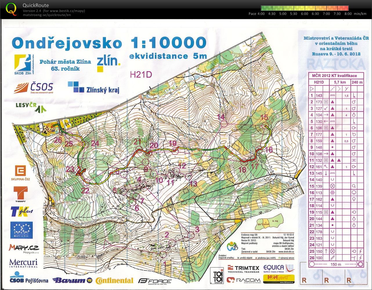 MČR middle - semifinále (09.06.2012)