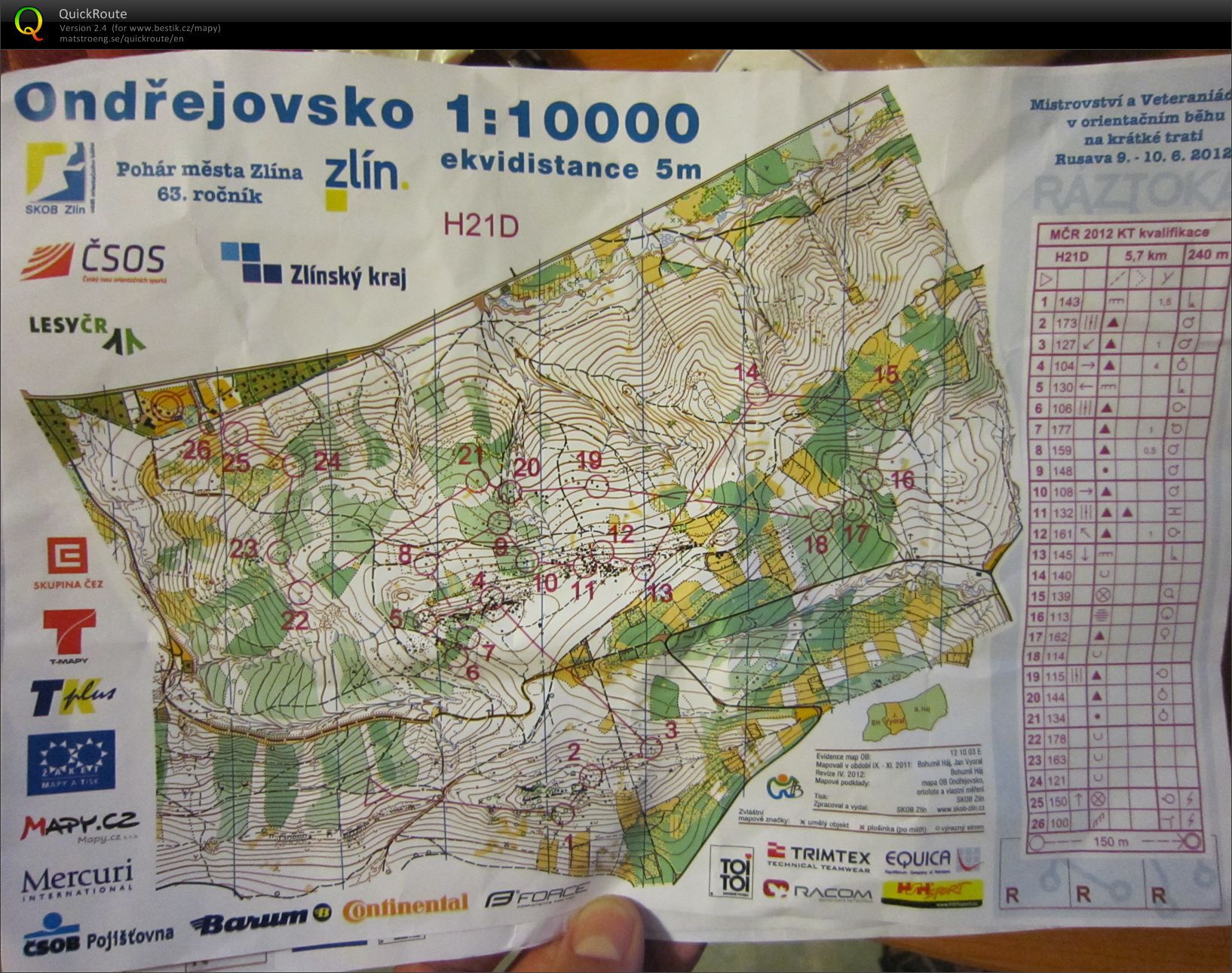 MČR middle - semifinále (09.06.2012)
