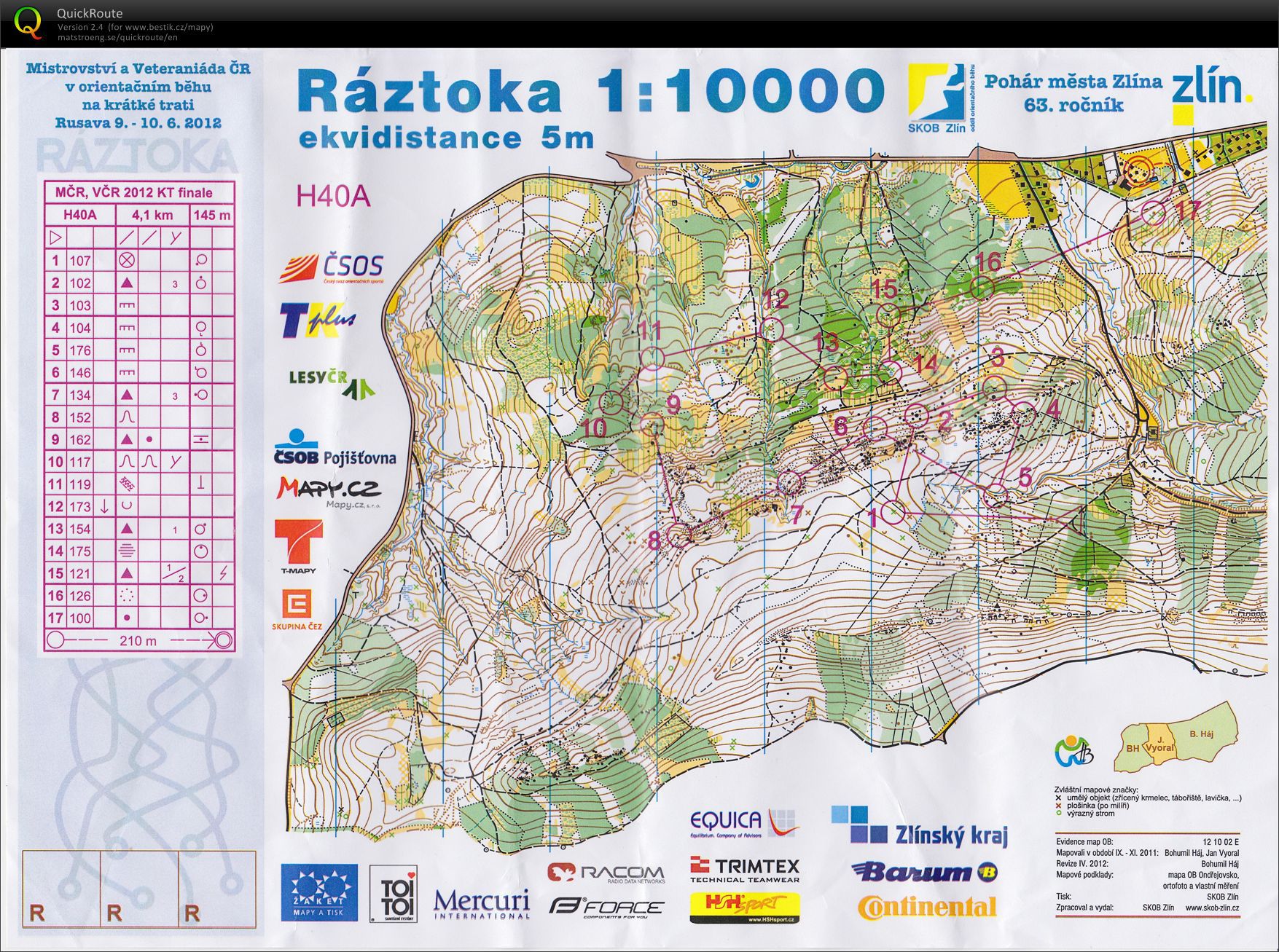 MČR  finále - krátká trať (10.06.2012)