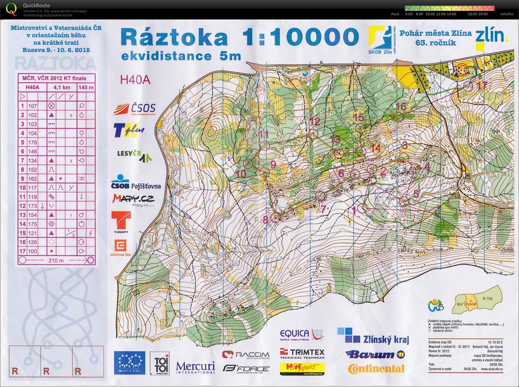 MČR  finále - krátká trať (10.06.2012)