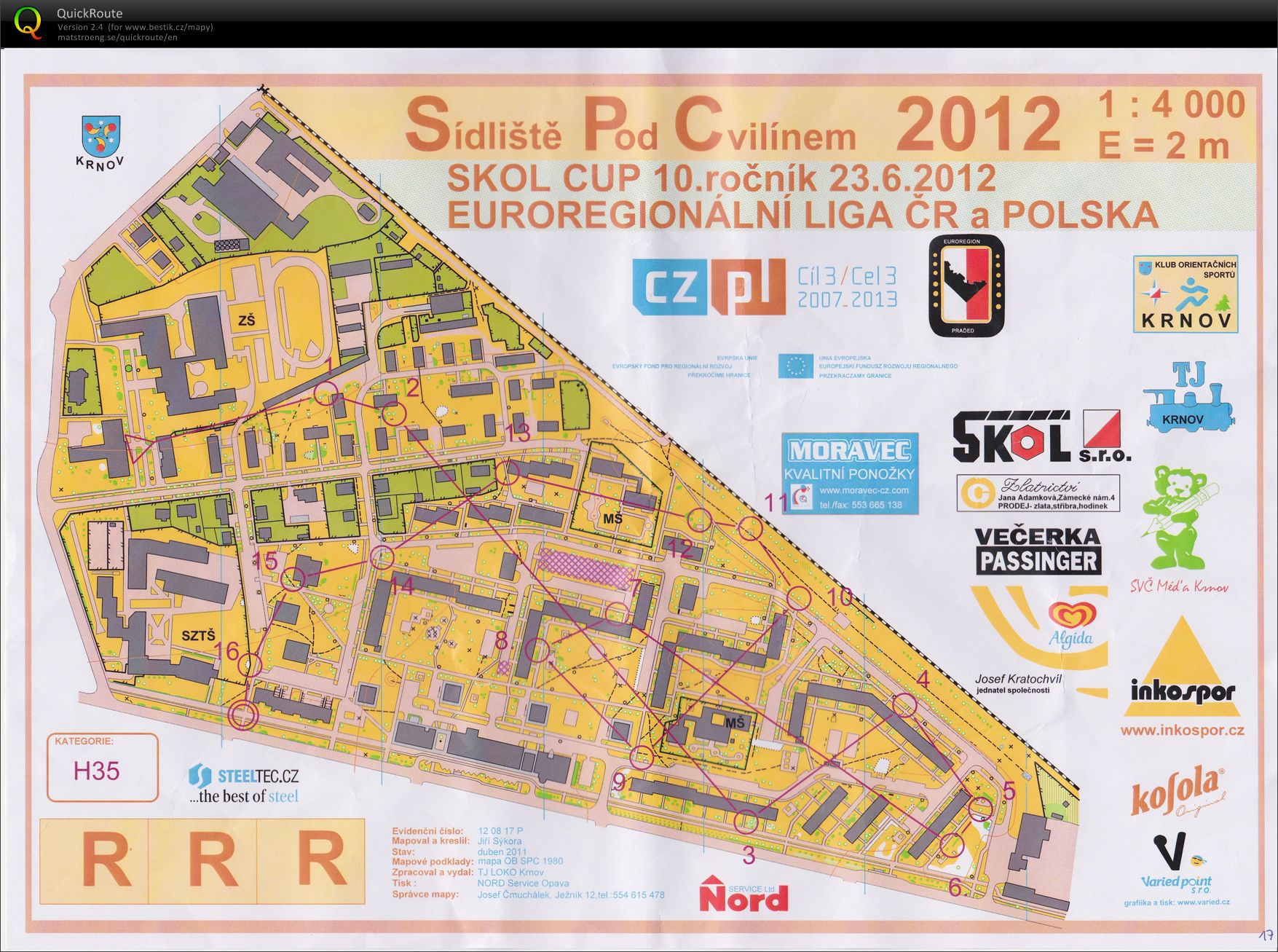 9. JKŽ  MSK  sprint (23.06.2012)