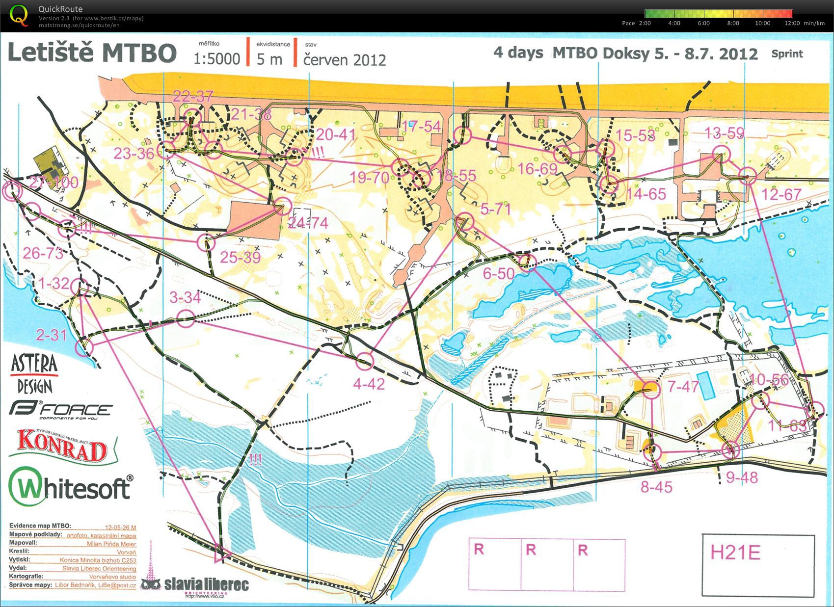 4days MTBO Doksy E3 (07.07.2012)