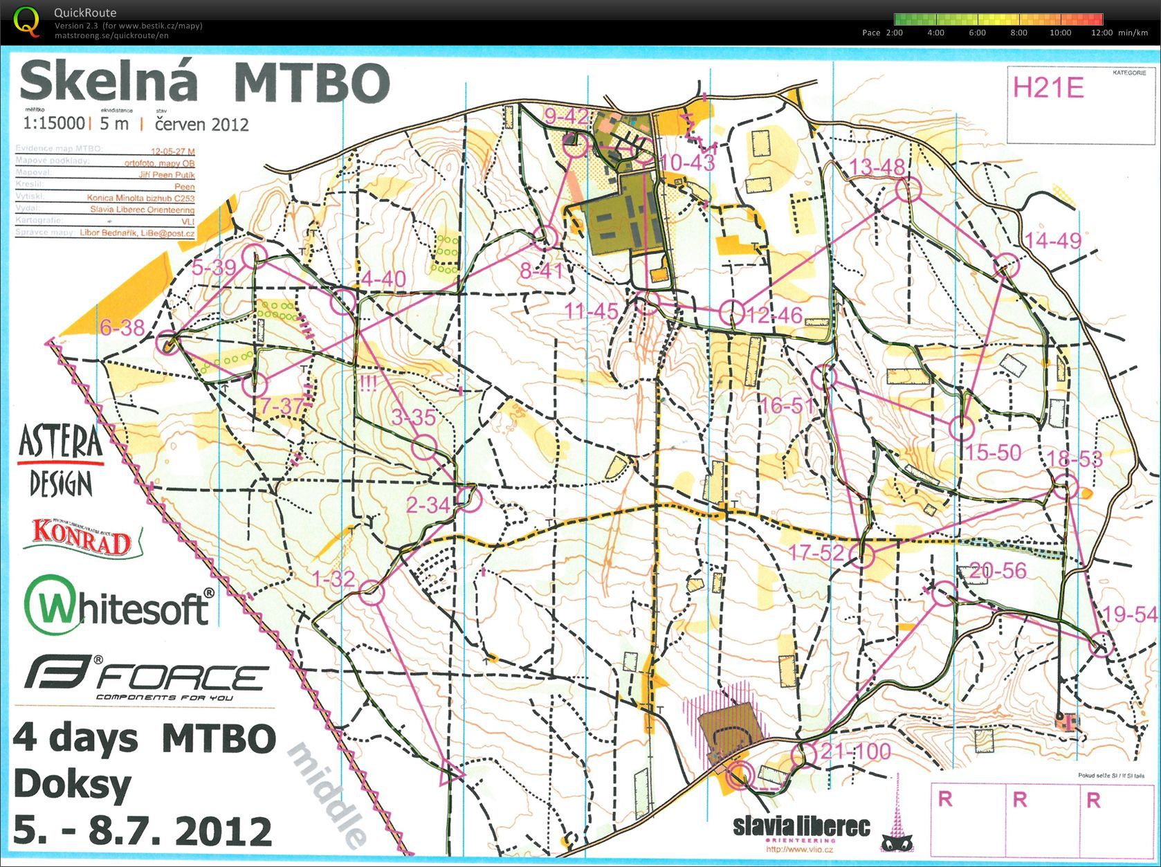 4days MTBO Doksy E4 (08.07.2012)