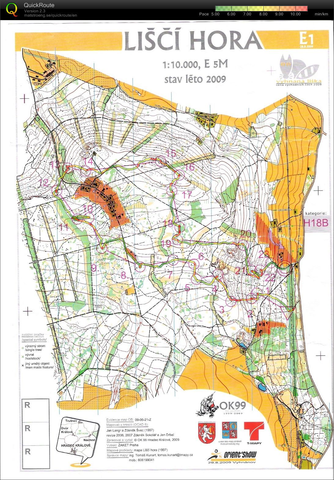 1.Etapa - Liščí Hora (28.08.2009)