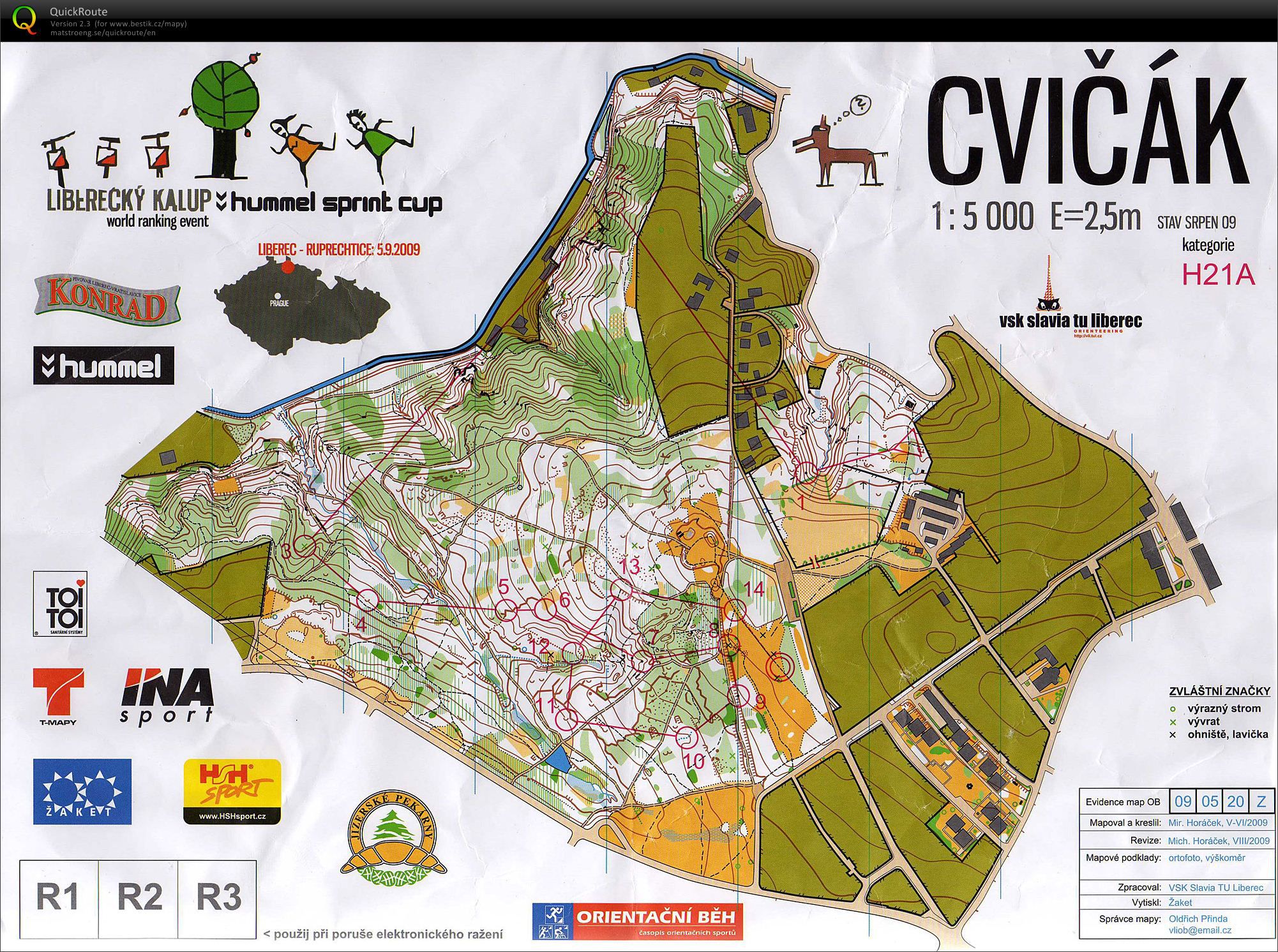 ŽA - Liberec - sprint (05.09.2009)