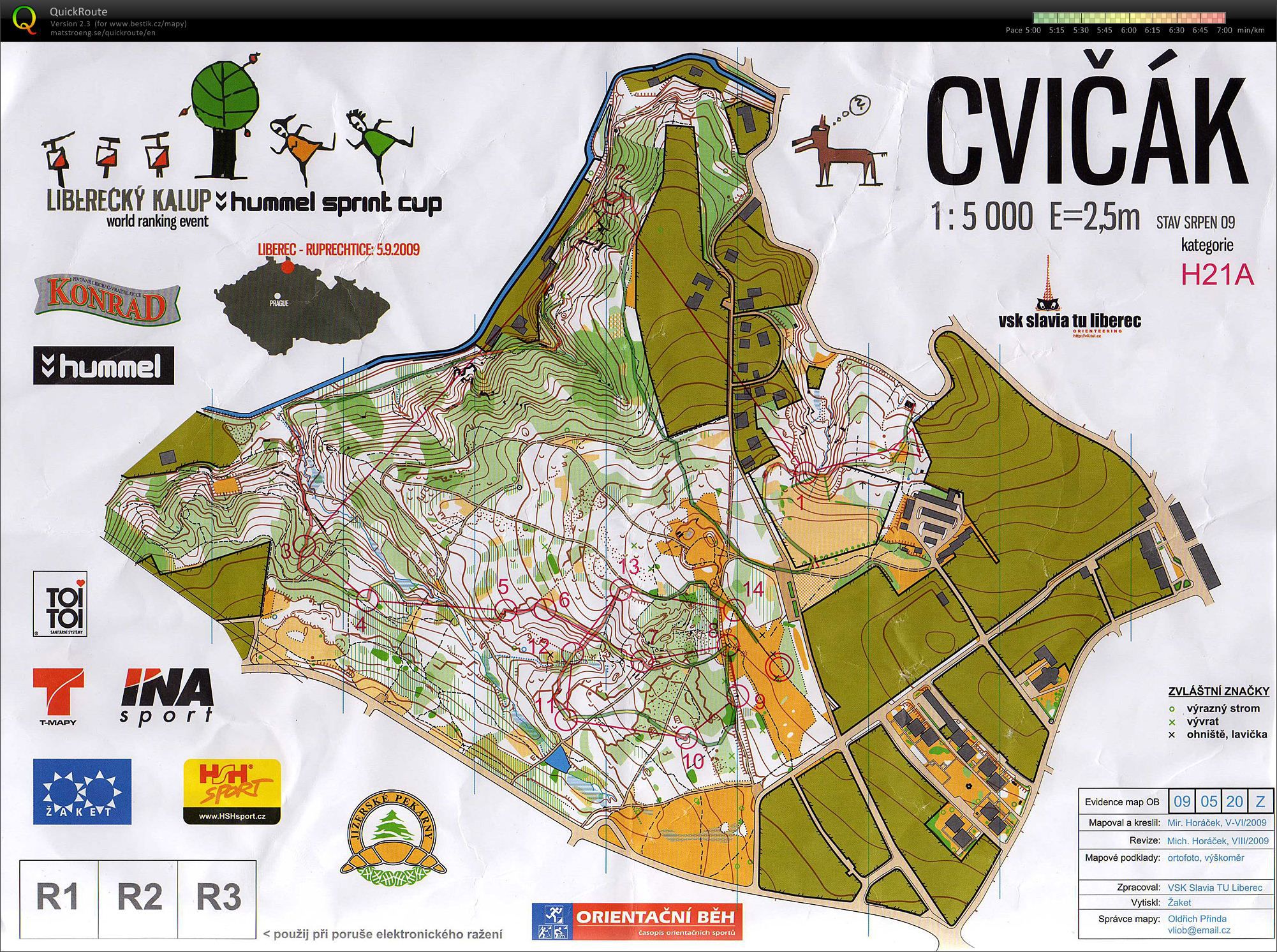 ŽA - Liberec - sprint (05.09.2009)