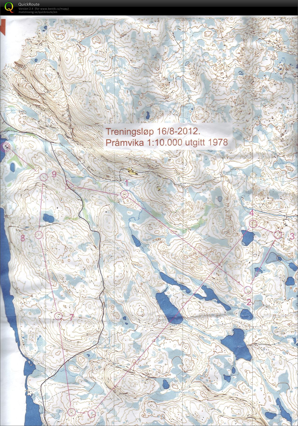 Pråmvika, hytta (16.08.2012)