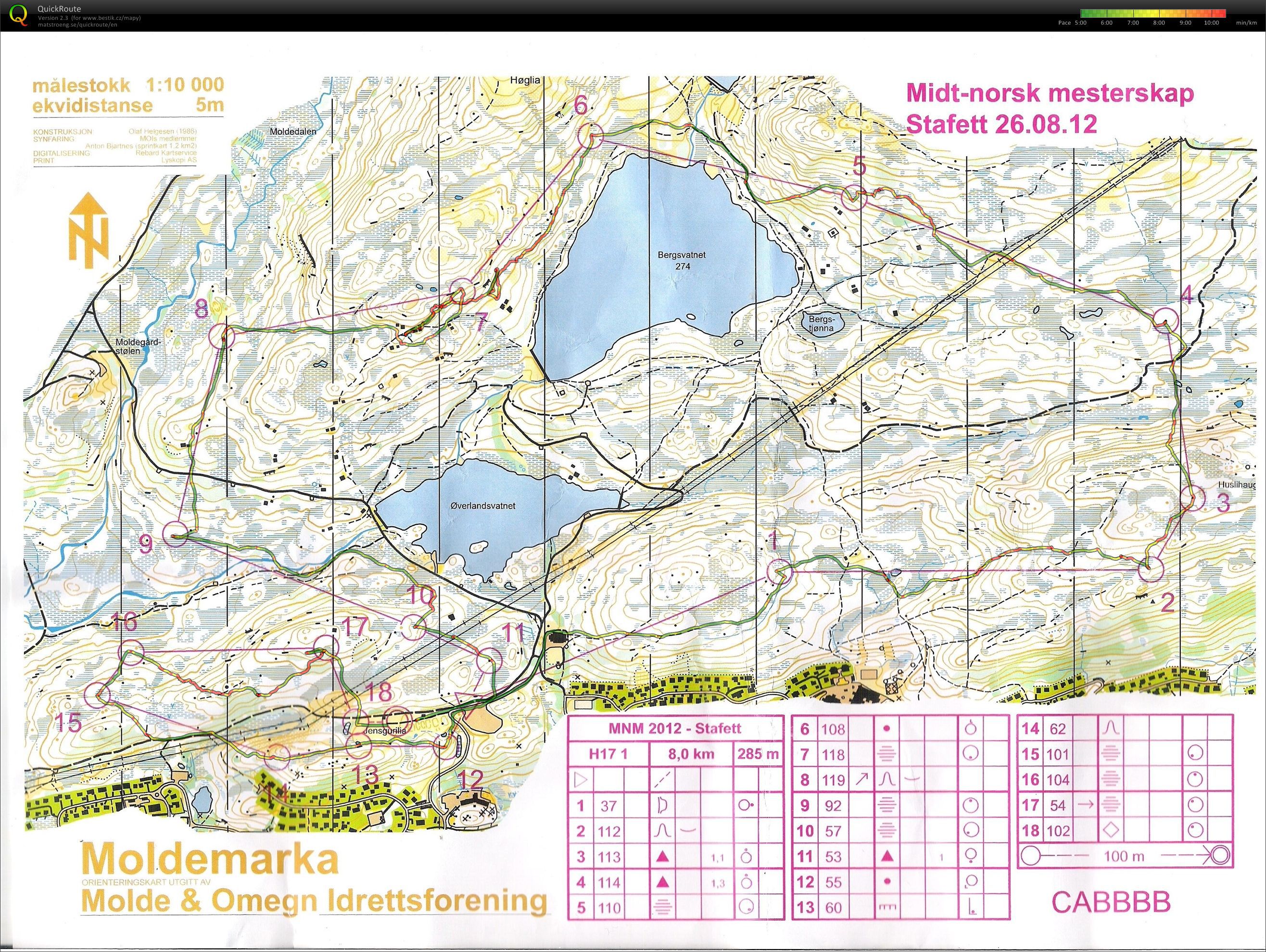 Midt-Norsk Stafett (26.08.2012)