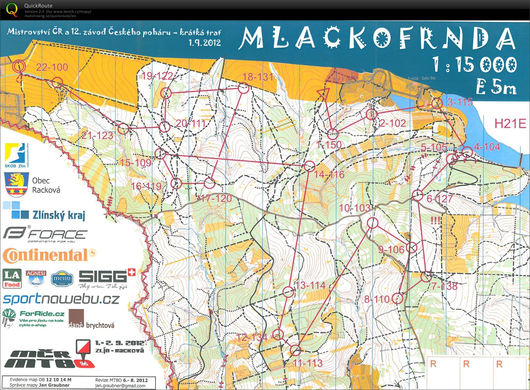 12. ČP MTBO (01.09.2012)