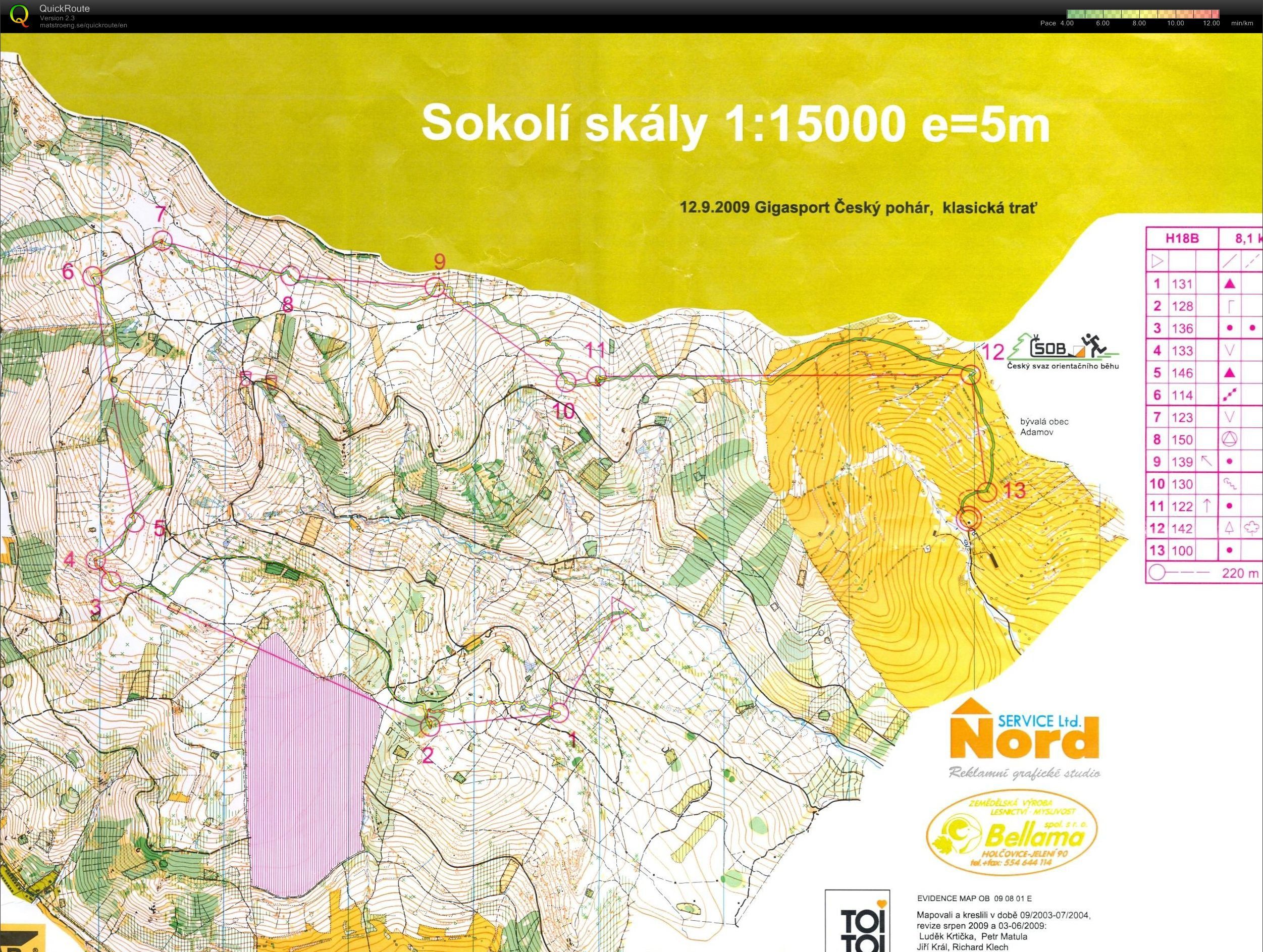 8.ŽBM - Sokolí Skály (12.09.2009)