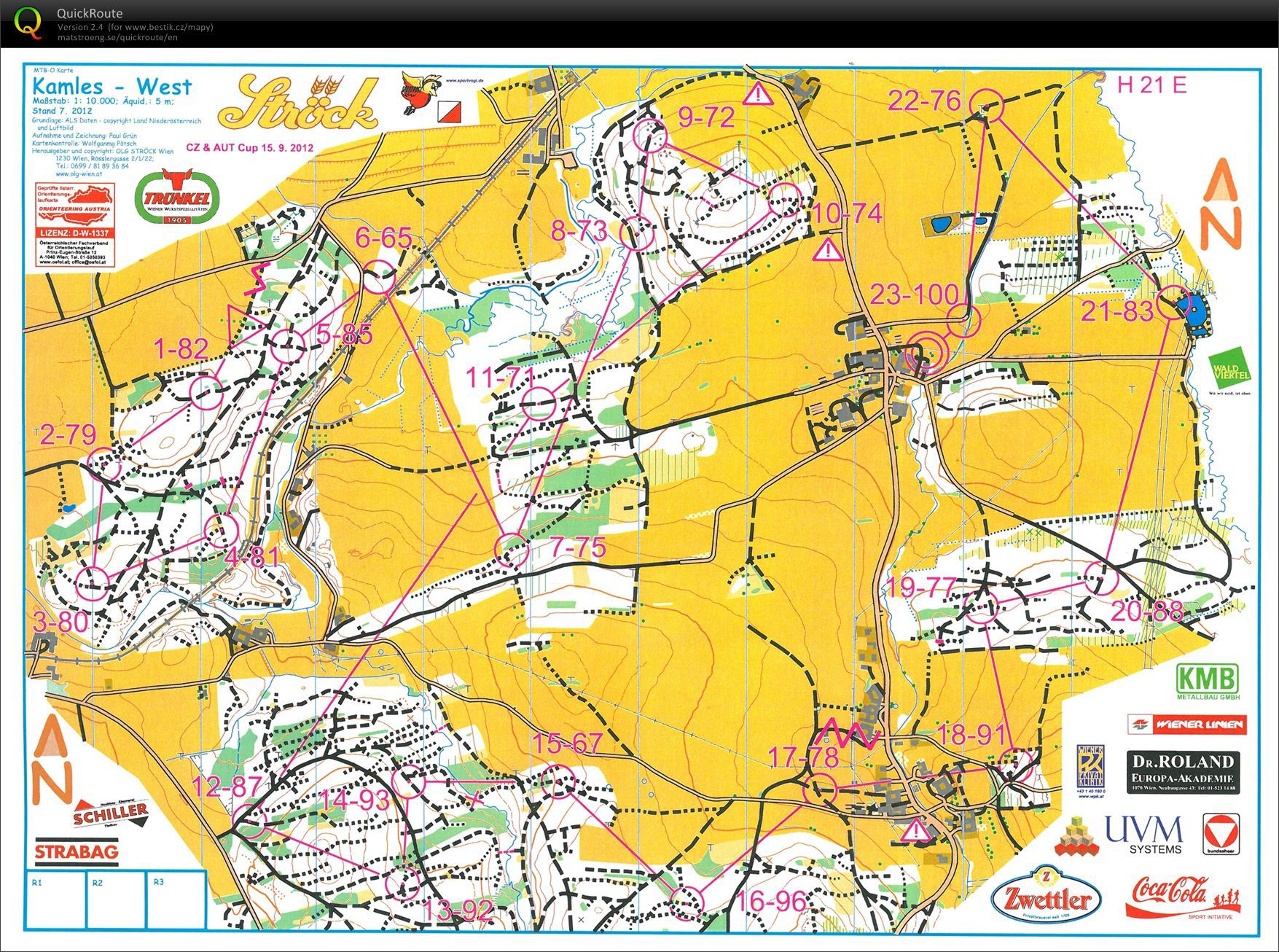 14. kolo ČP MTBO (15.09.2012)