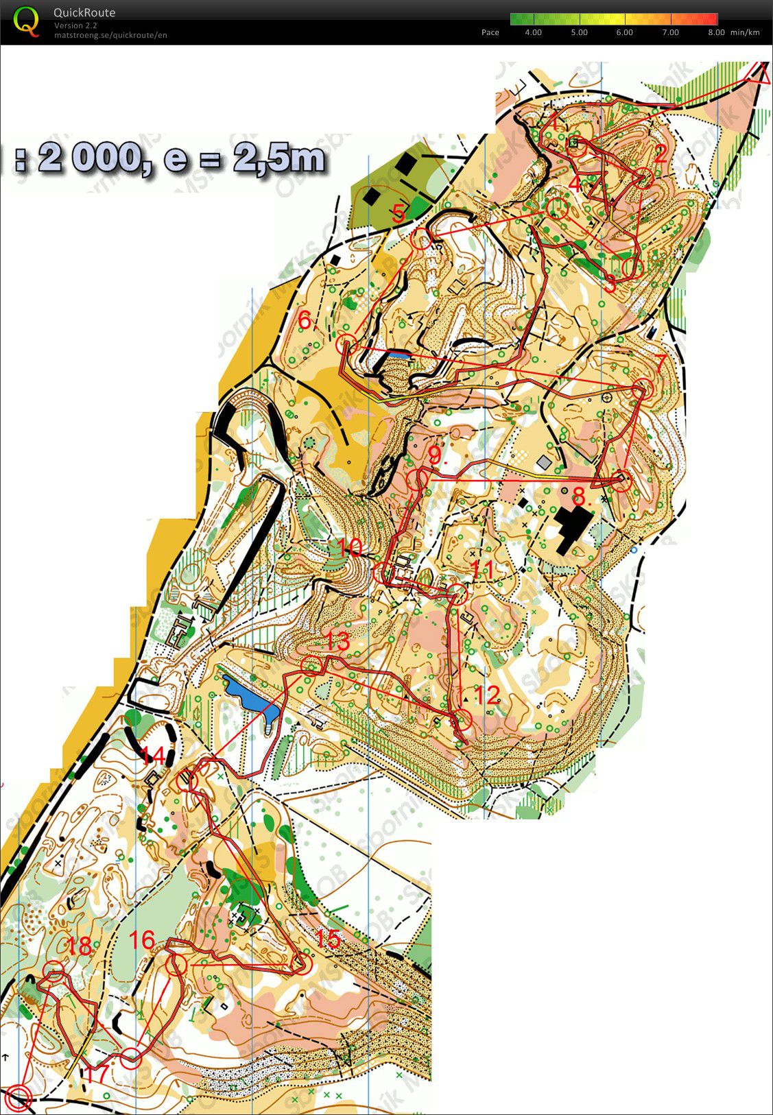 Mapový trénink Bludiště - sprint (28.03.2009)