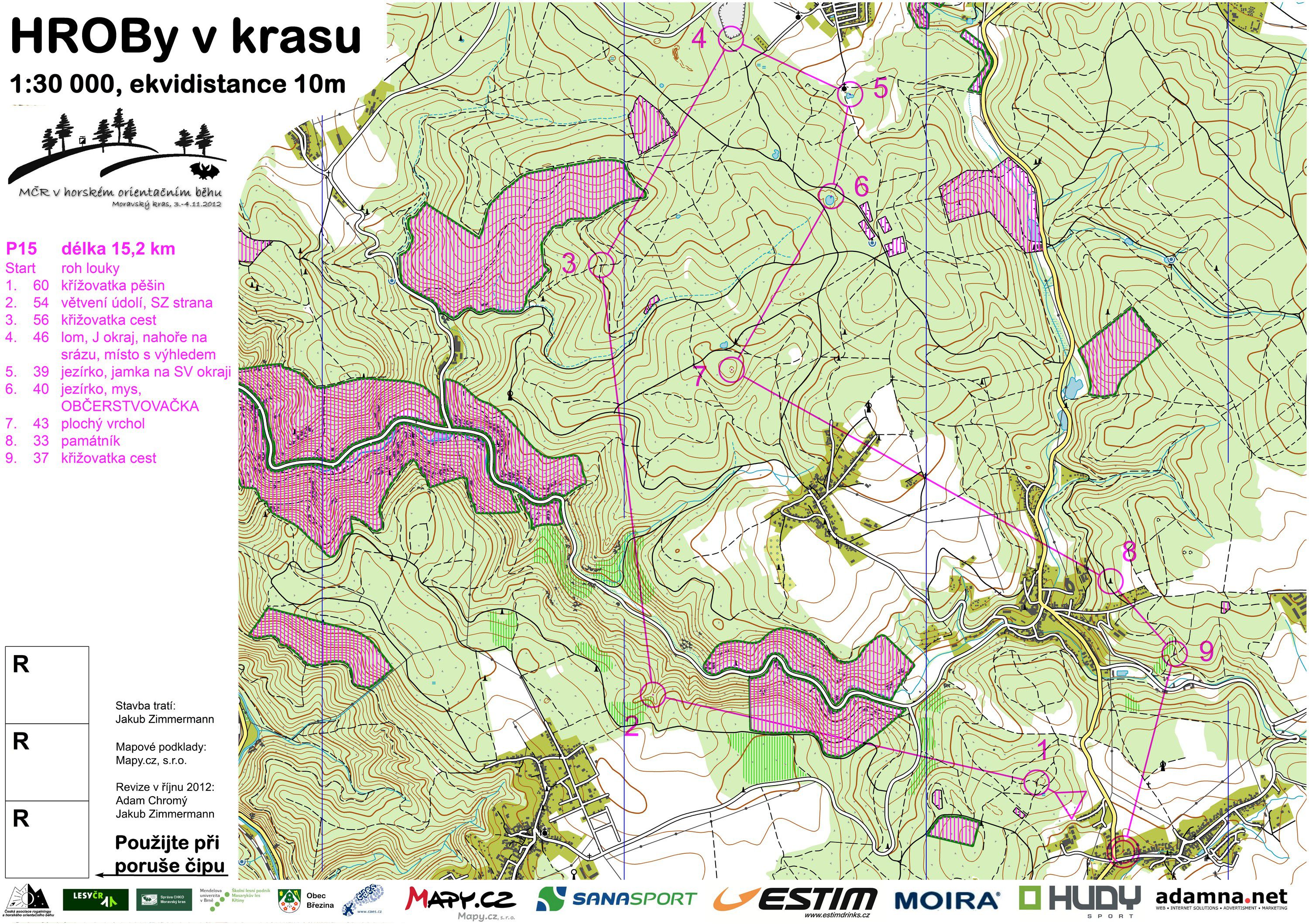 M ČR horský OB 2012 - E2 (04.11.2012)