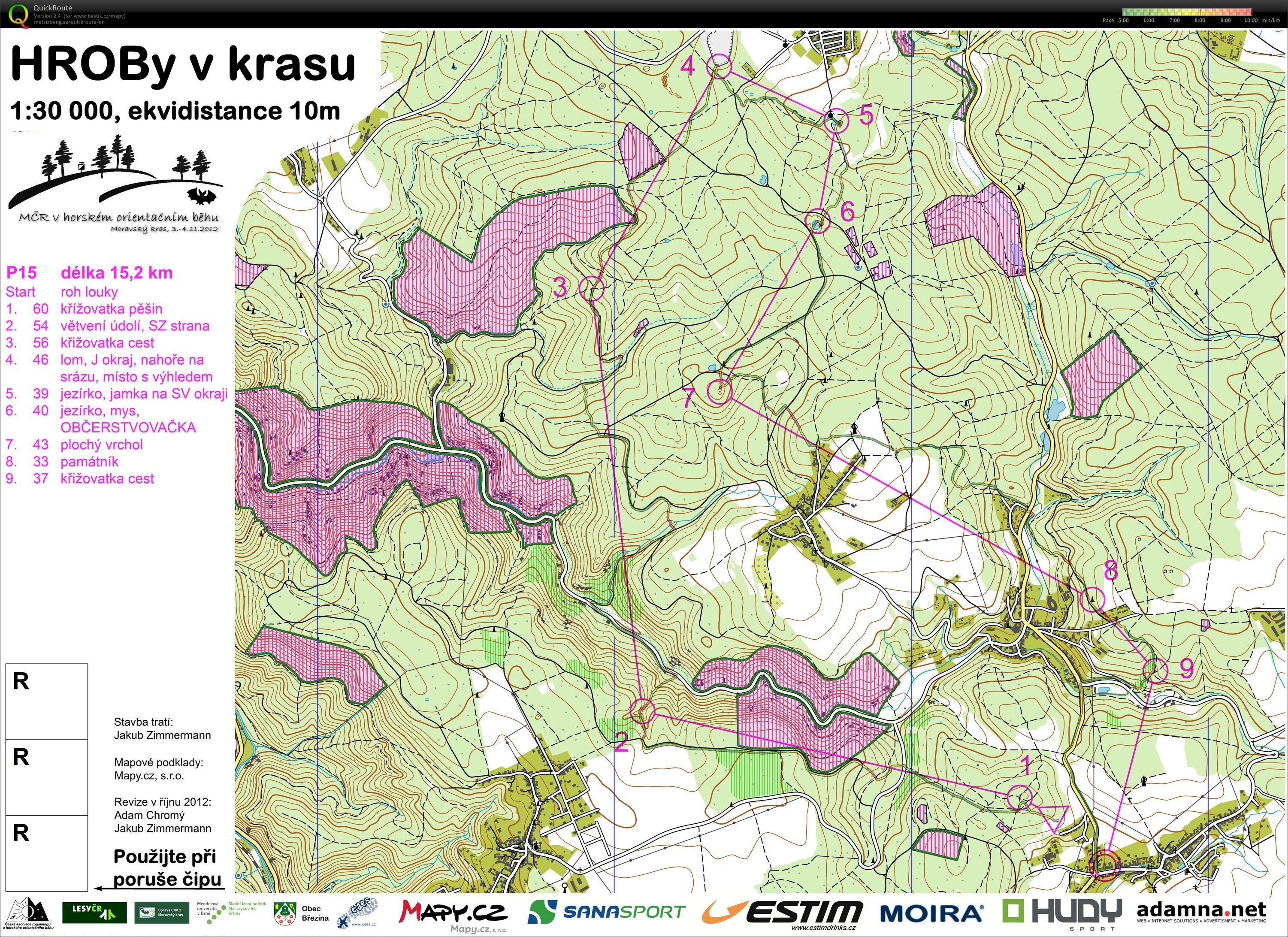 M ČR horský OB 2012 - E2 (04.11.2012)