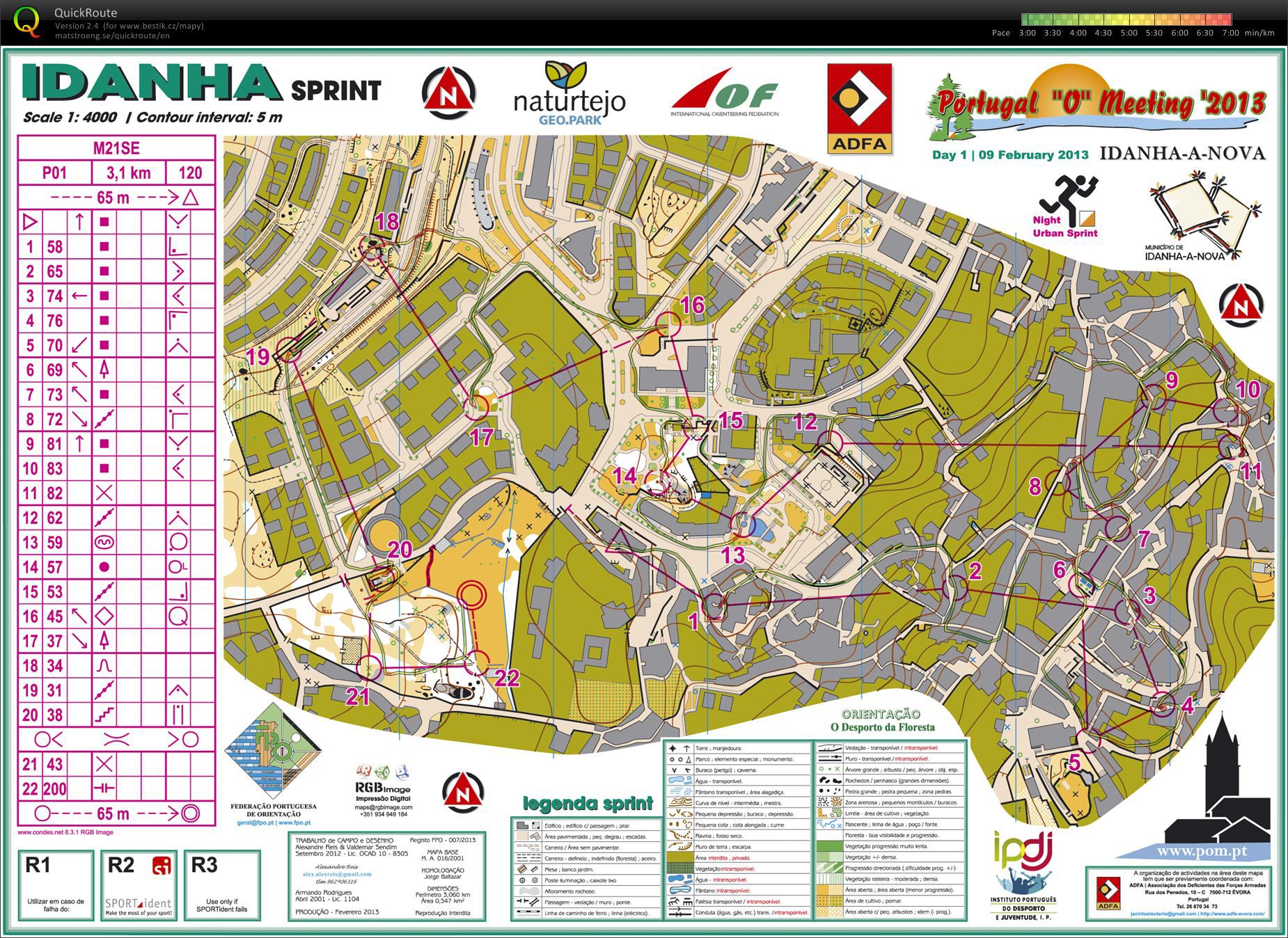 POM noční sprint (09.02.2013)