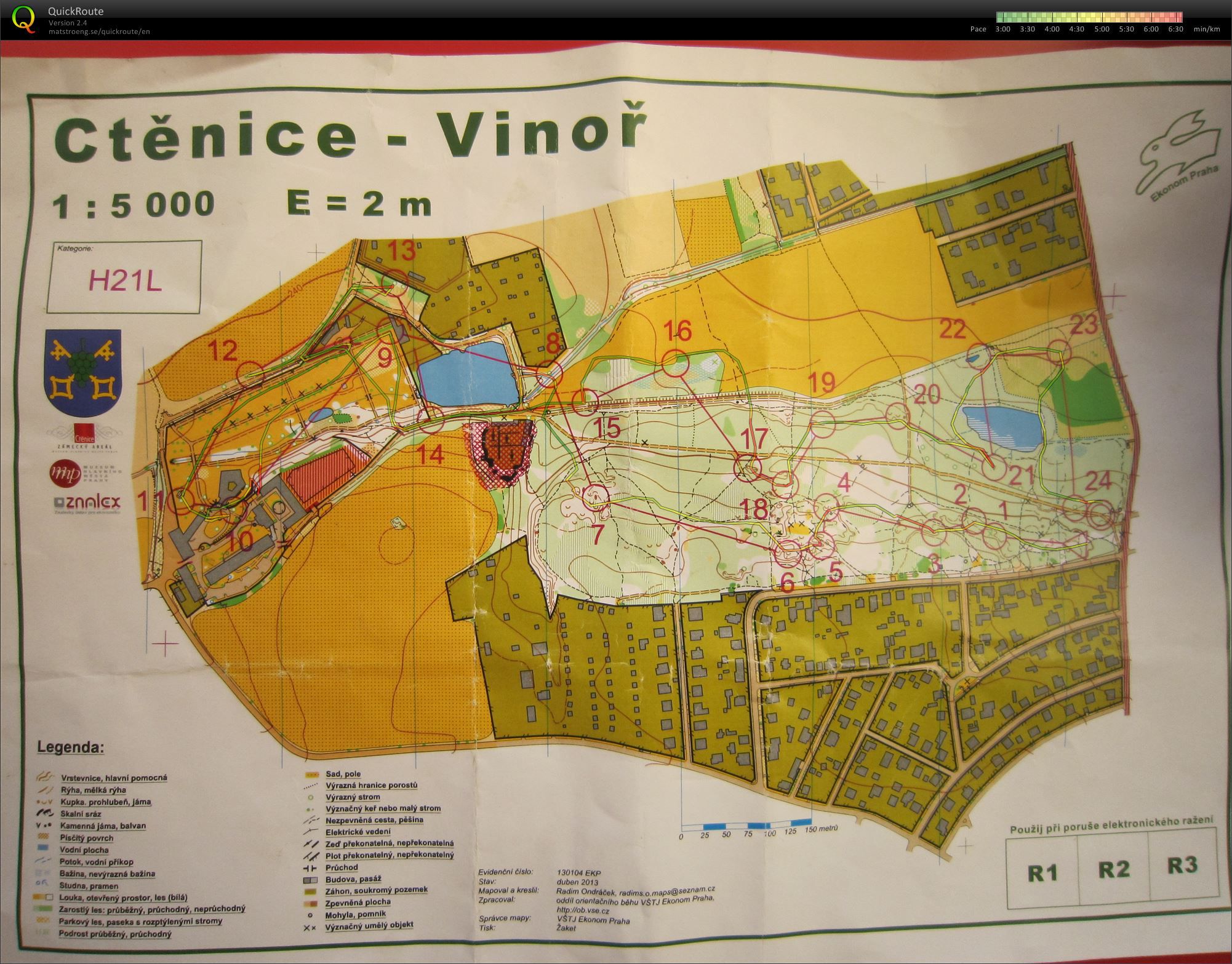 PP sprint Vinoř (13.04.2013)