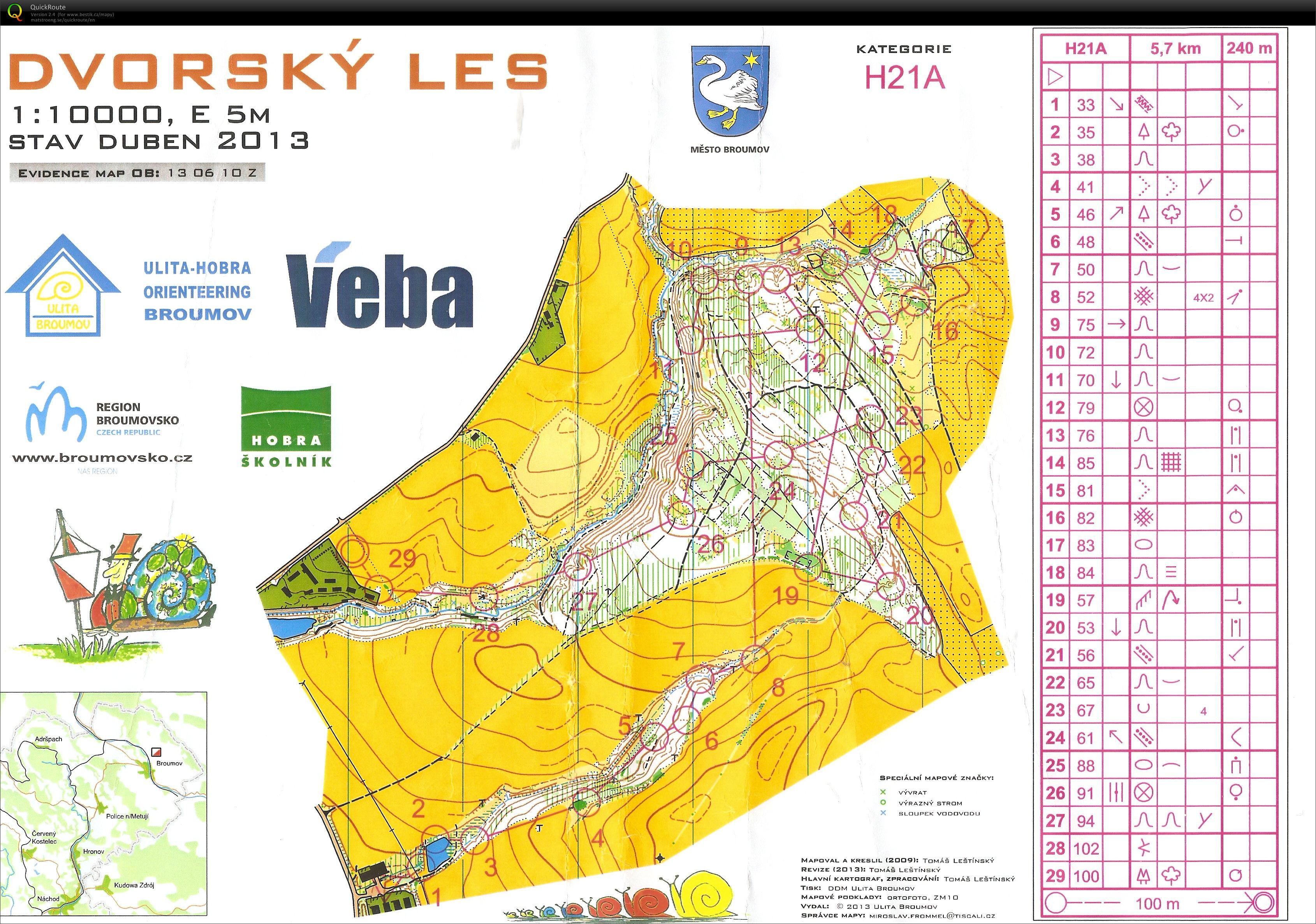 2. kolo VčP - Oblastní mistrovství a veteraniáda na krátké trati  (13.04.2013)