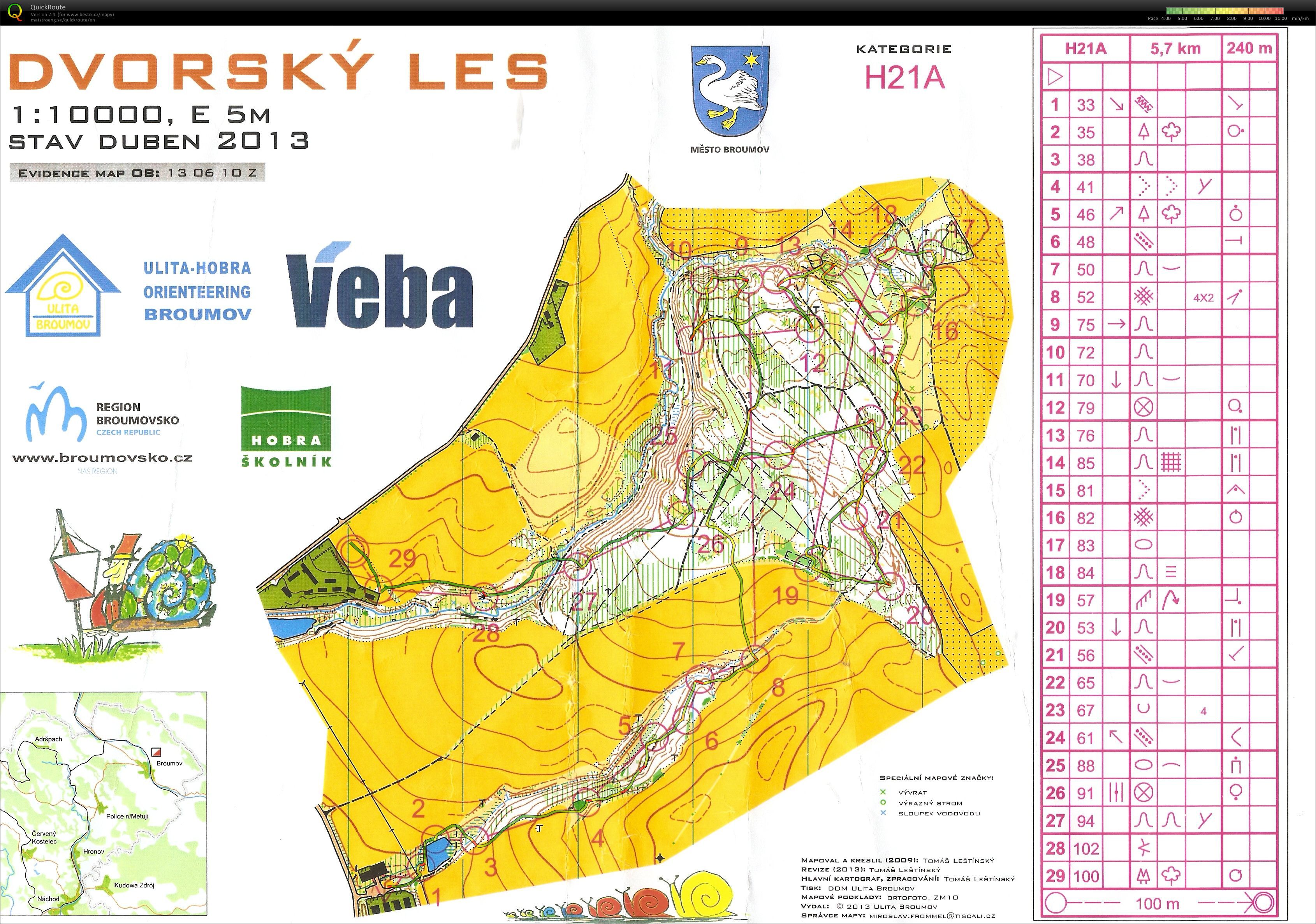 2. kolo VčP - Oblastní mistrovství a veteraniáda na krátké trati  (13.04.2013)