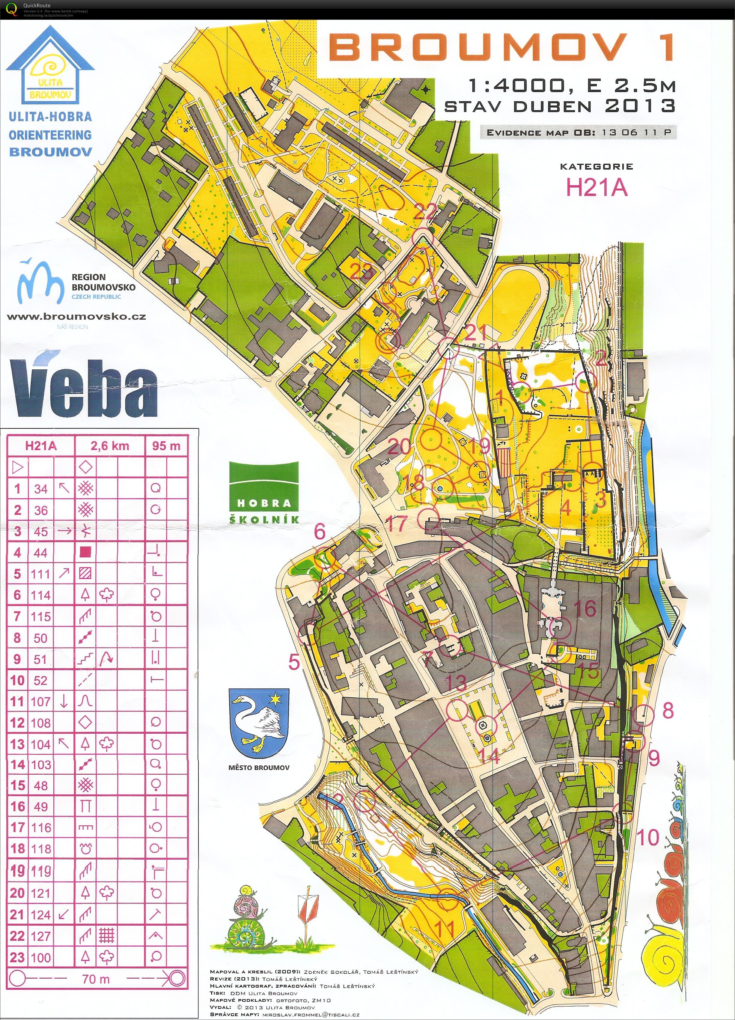 3. kolo VčP - Oblastní mistrovství a veteraniáda ve sprintu  (13.04.2013)