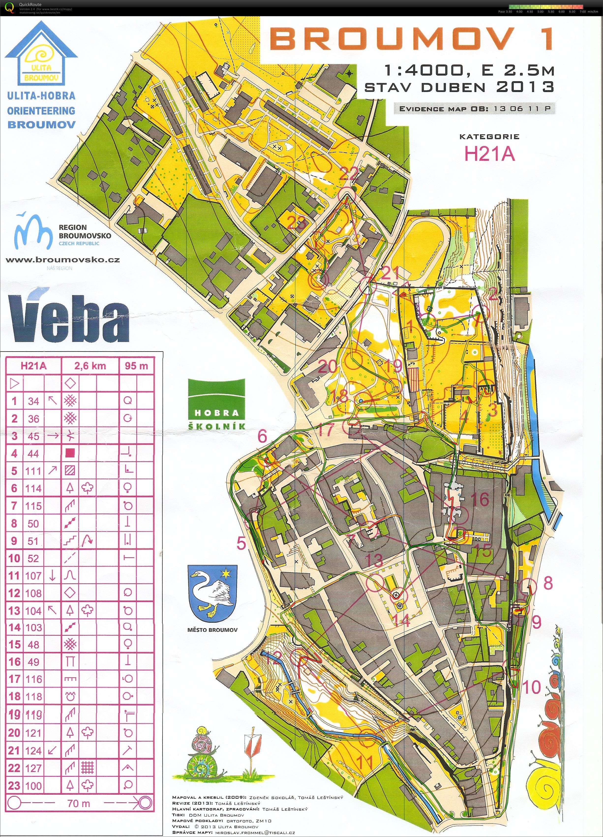 3. kolo VčP - Oblastní mistrovství a veteraniáda ve sprintu  (13.04.2013)