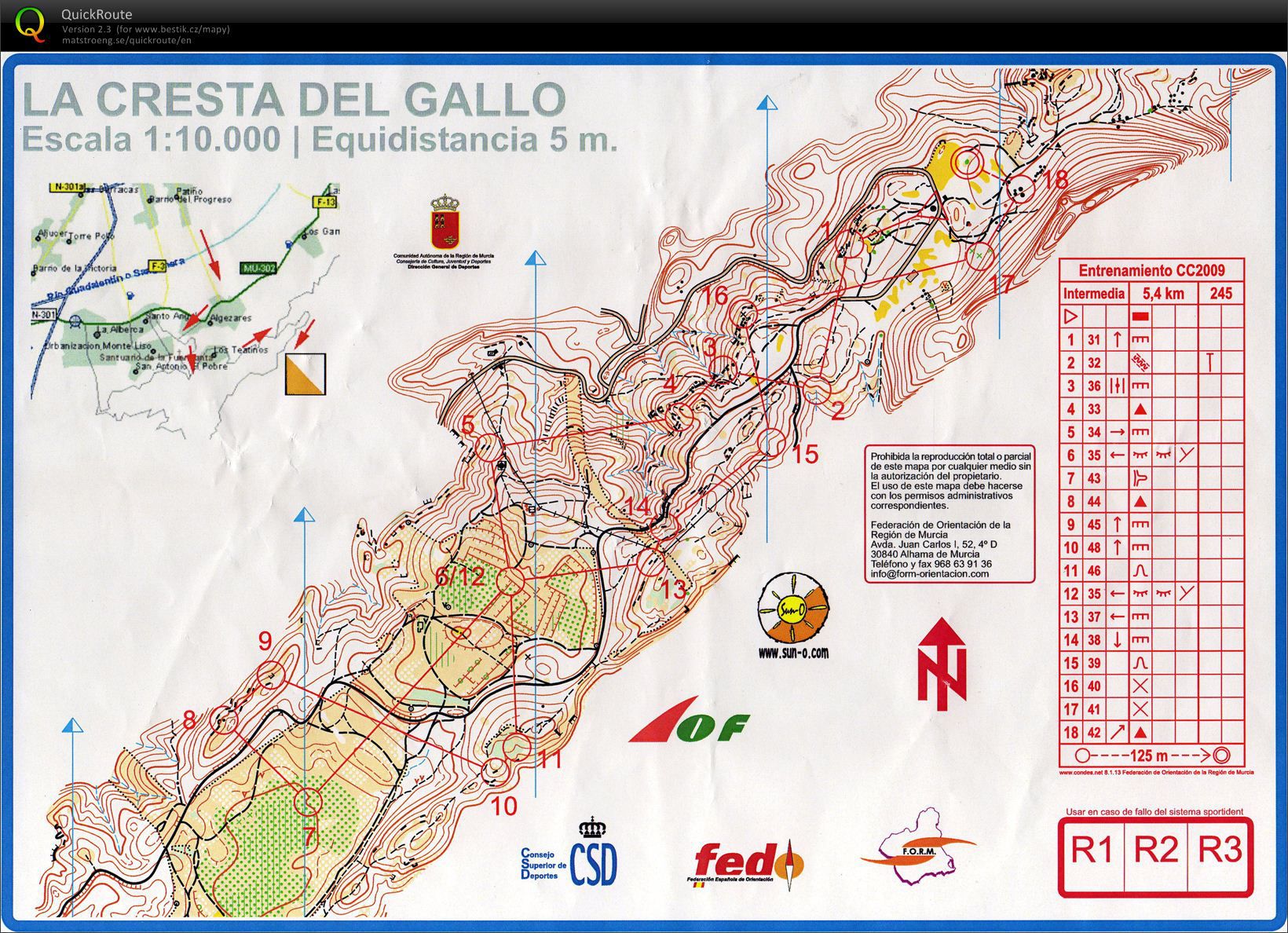 La Cresta del Gallo middle (03.01.2010)