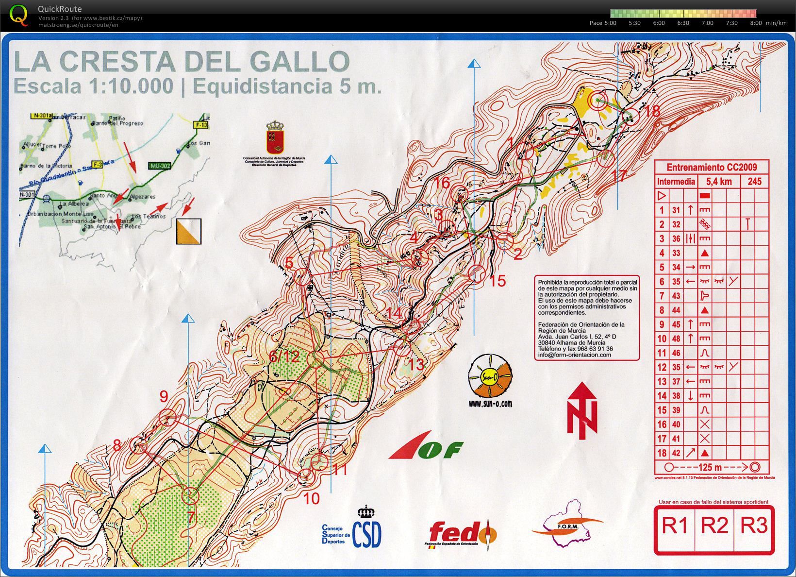 La Cresta del Gallo middle (03.01.2010)