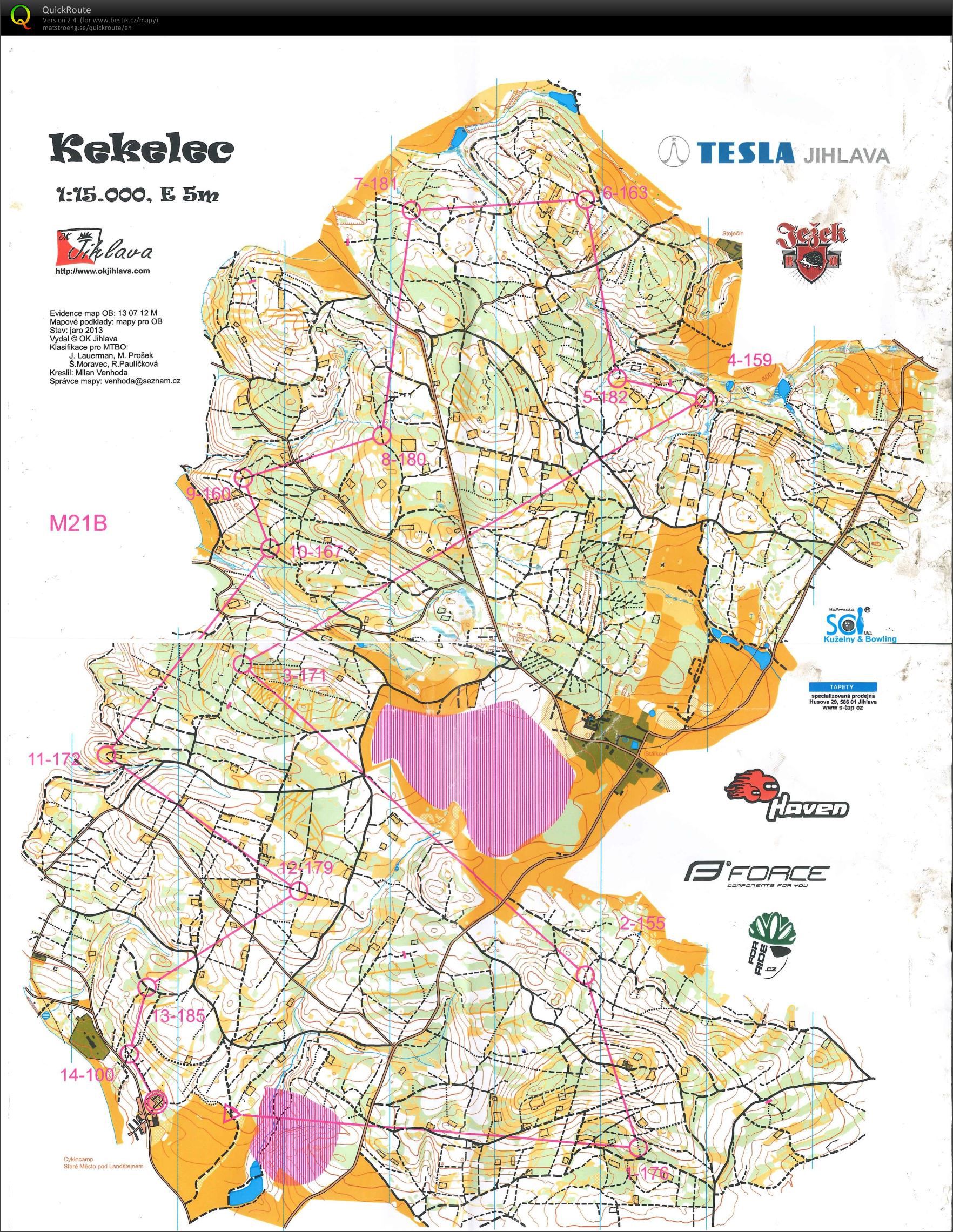 5. ČP MTBO (18.05.2013)