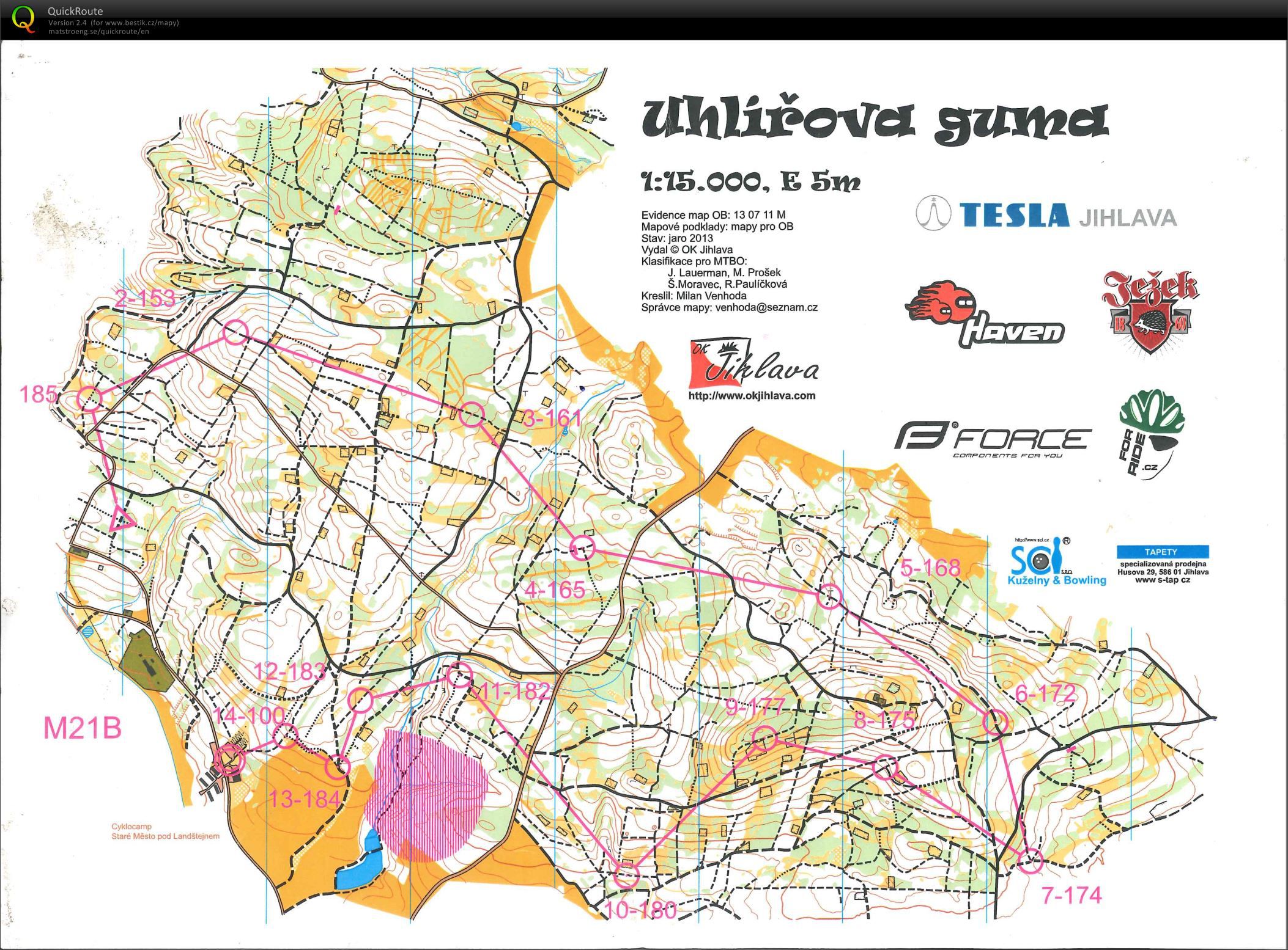6. ČP MTBO (19.05.2013)