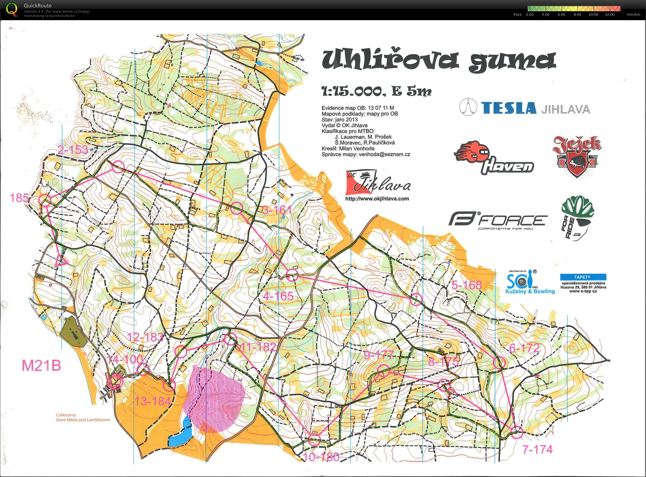6. ČP MTBO (19.05.2013)