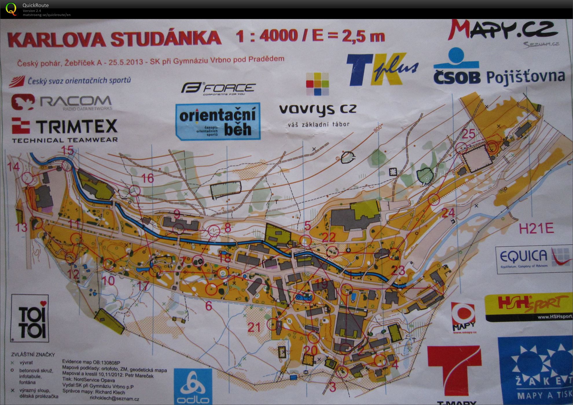 Sprint cup - Karlova Studánka (25.05.2013)