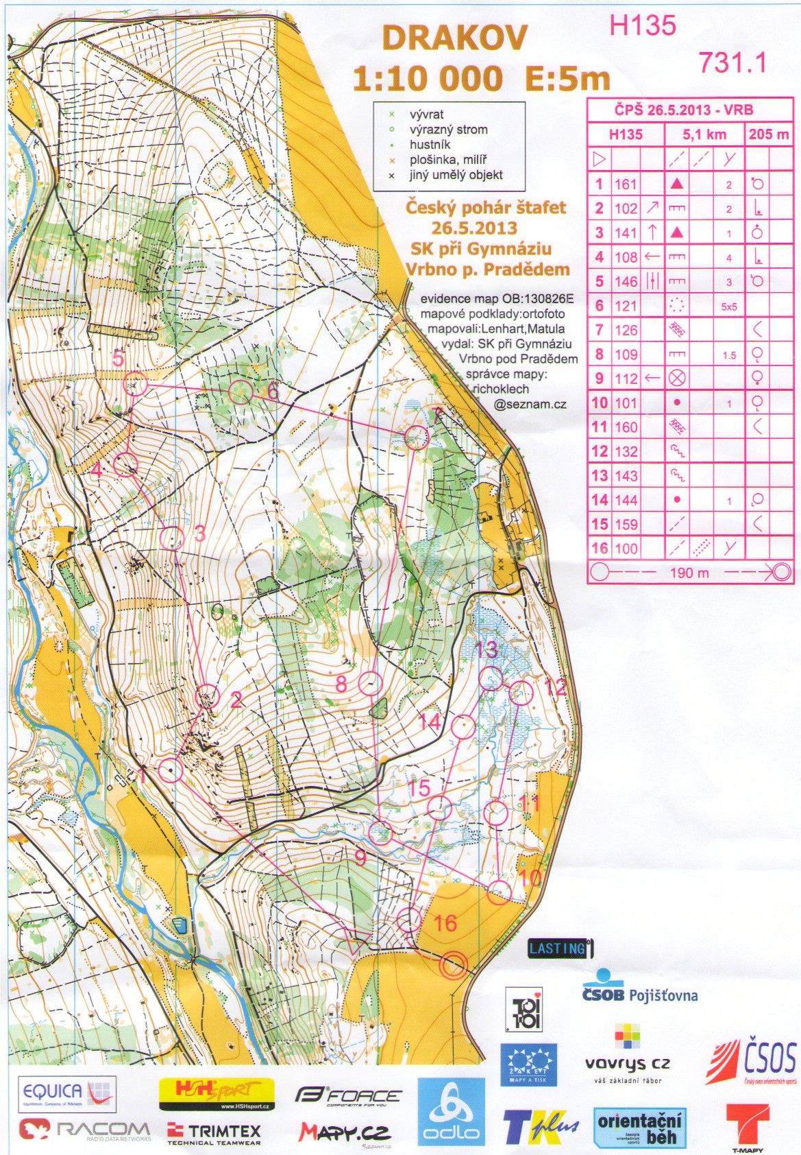 Český pohár štafet (26.05.2013)
