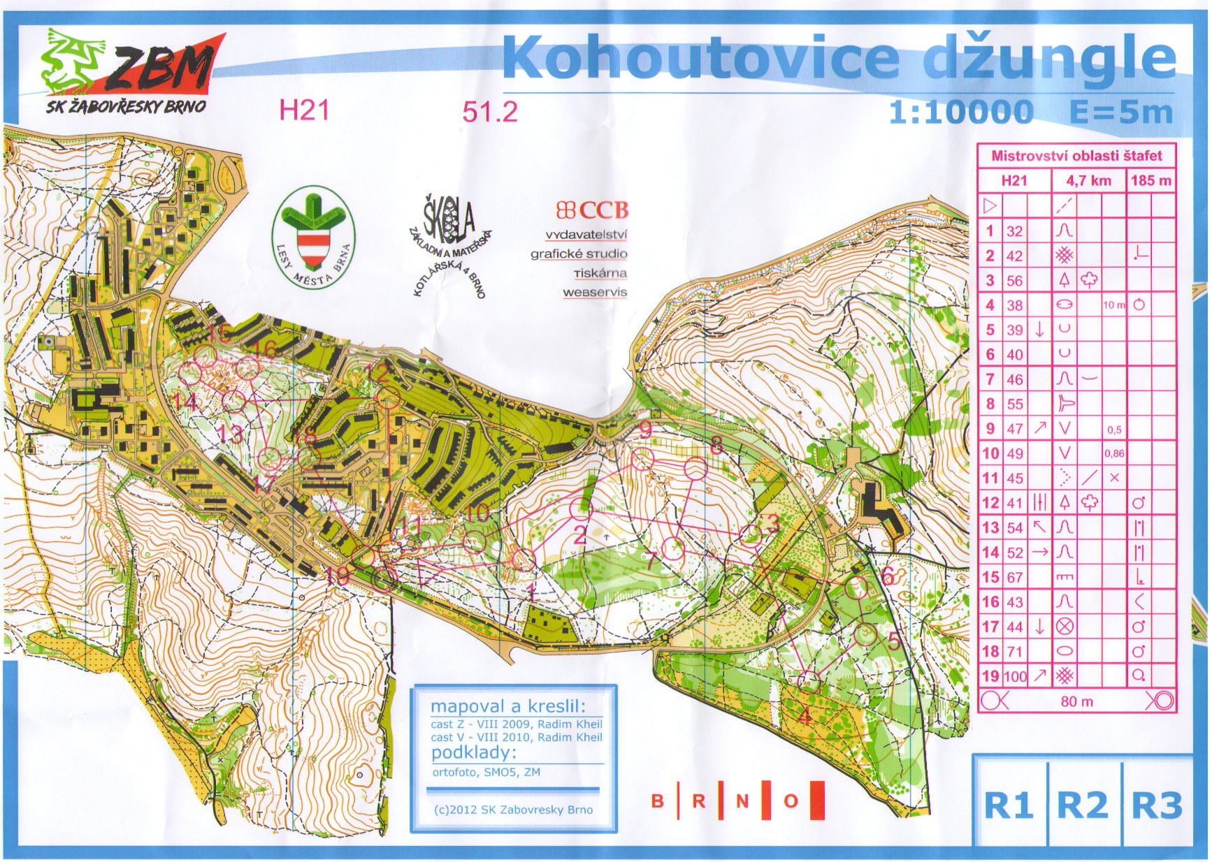 Mistrovství Jihomoravského kraje štafet 2013 (07.06.2013)