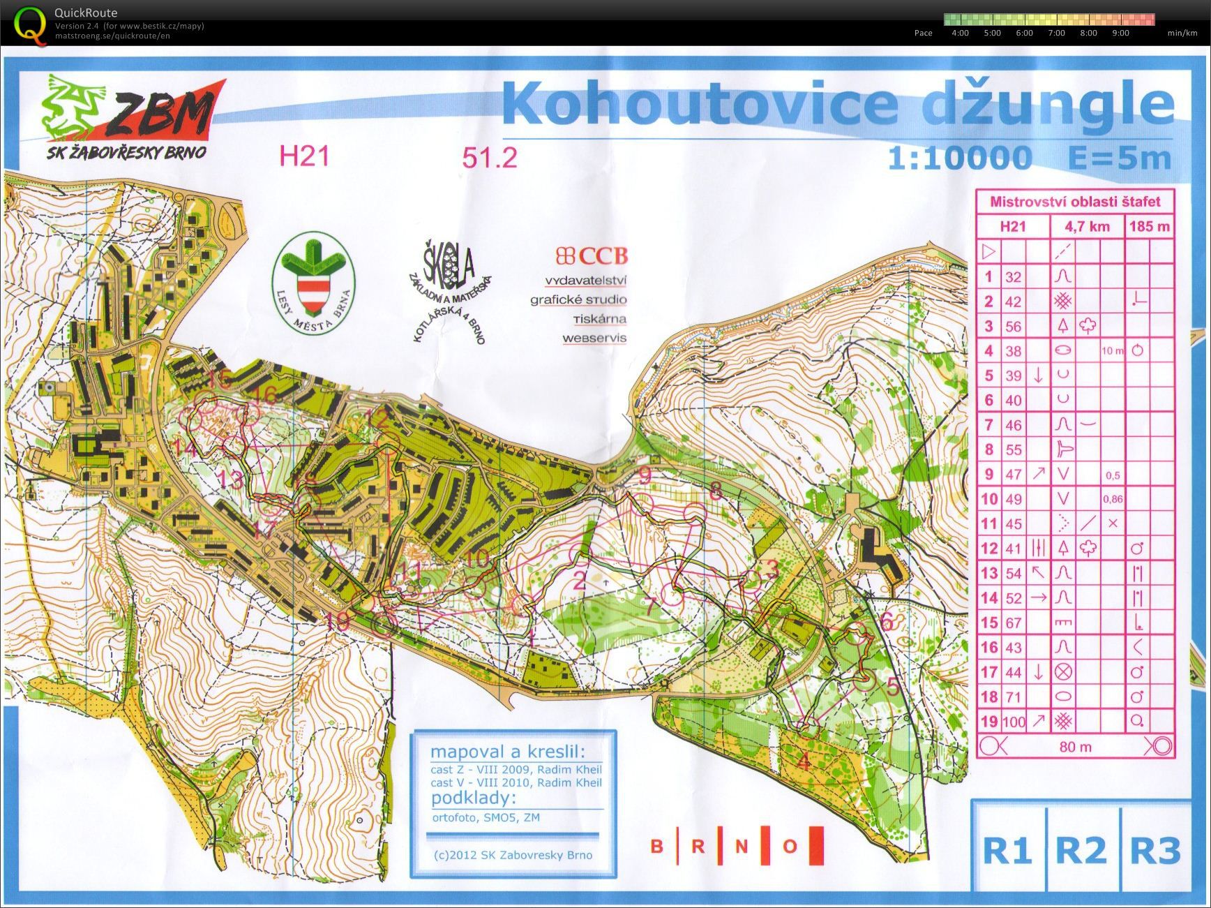 Mistrovství Jihomoravského kraje štafet 2013 (07.06.2013)