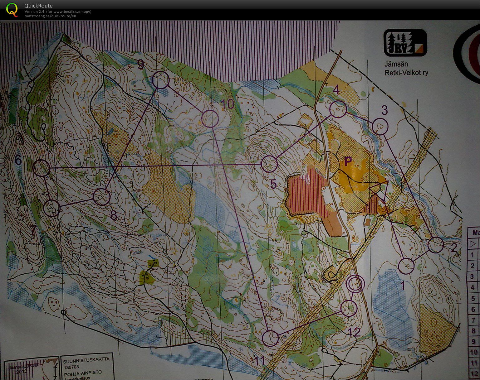 Jukola training 2 (12.06.2013)